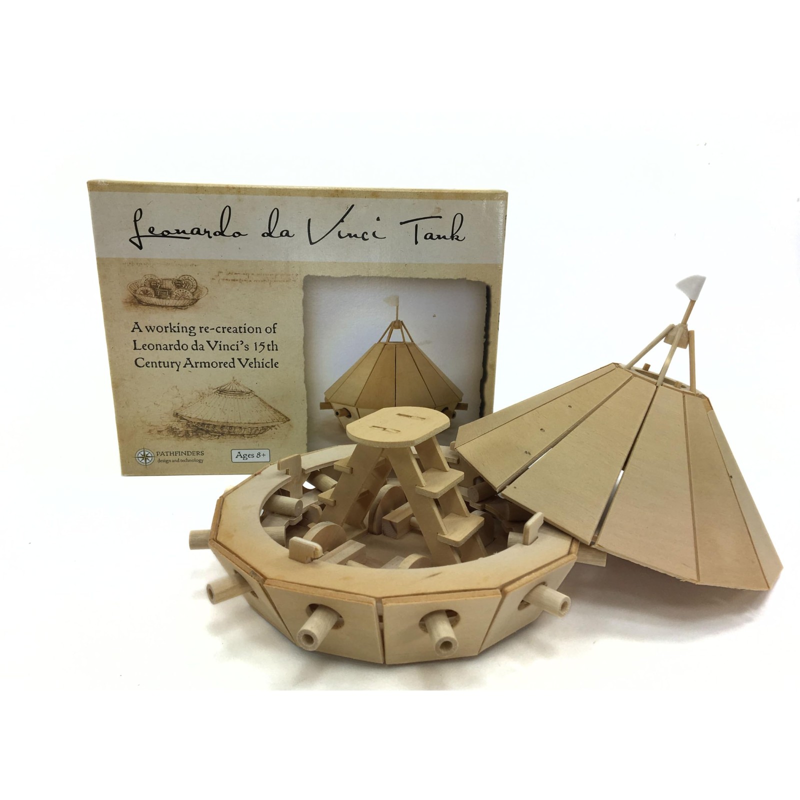 STEM Kit – Leonardo da Vinci Tank | Build It Yourself Wooden Model | Educatio…