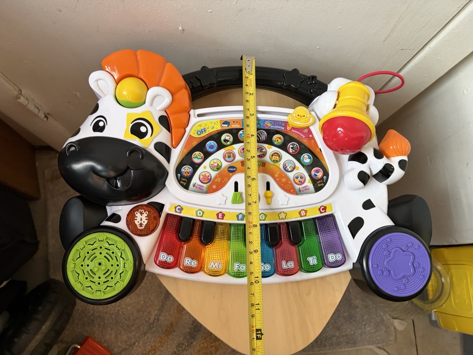 VTech Zoo Jamz Zebra Piano Musical Keyboard Educational Toddler Toy 1-2 Years