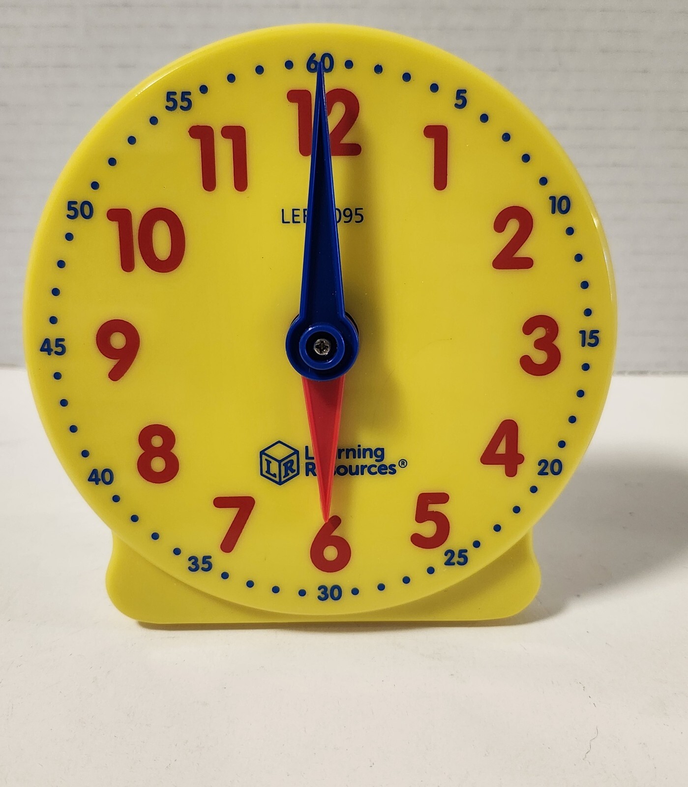 Learning Resources Big Time 12-Hour Clock Tell Time Educational Set