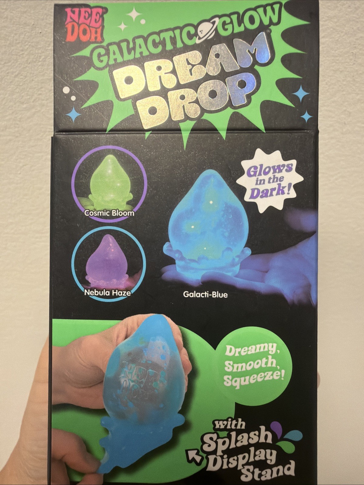 PURPLE Needoh Nee Doh Galactic Glow Dream Drop EXTREMELY RARE AUTHENTIC