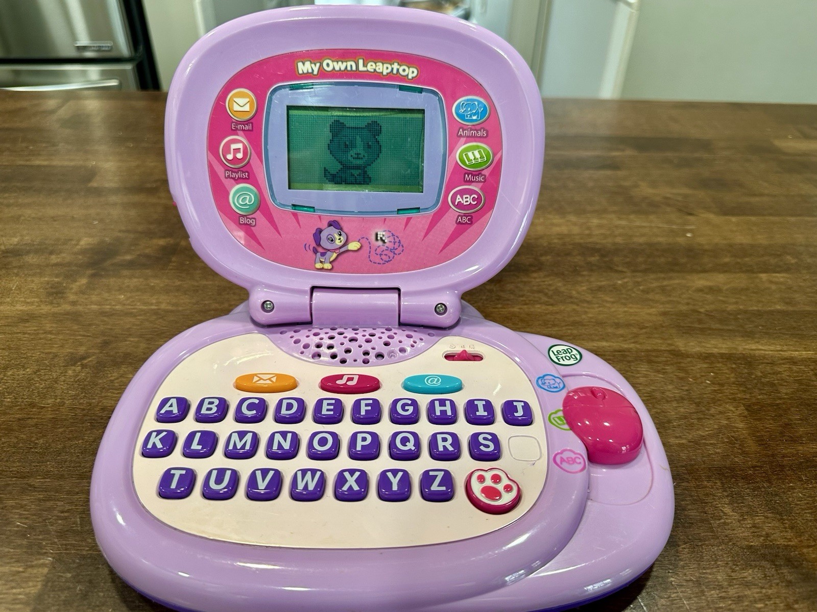 Leap Frog My Own Leaptop Laptop 2010 Purple Pink Tested Works Great Learning