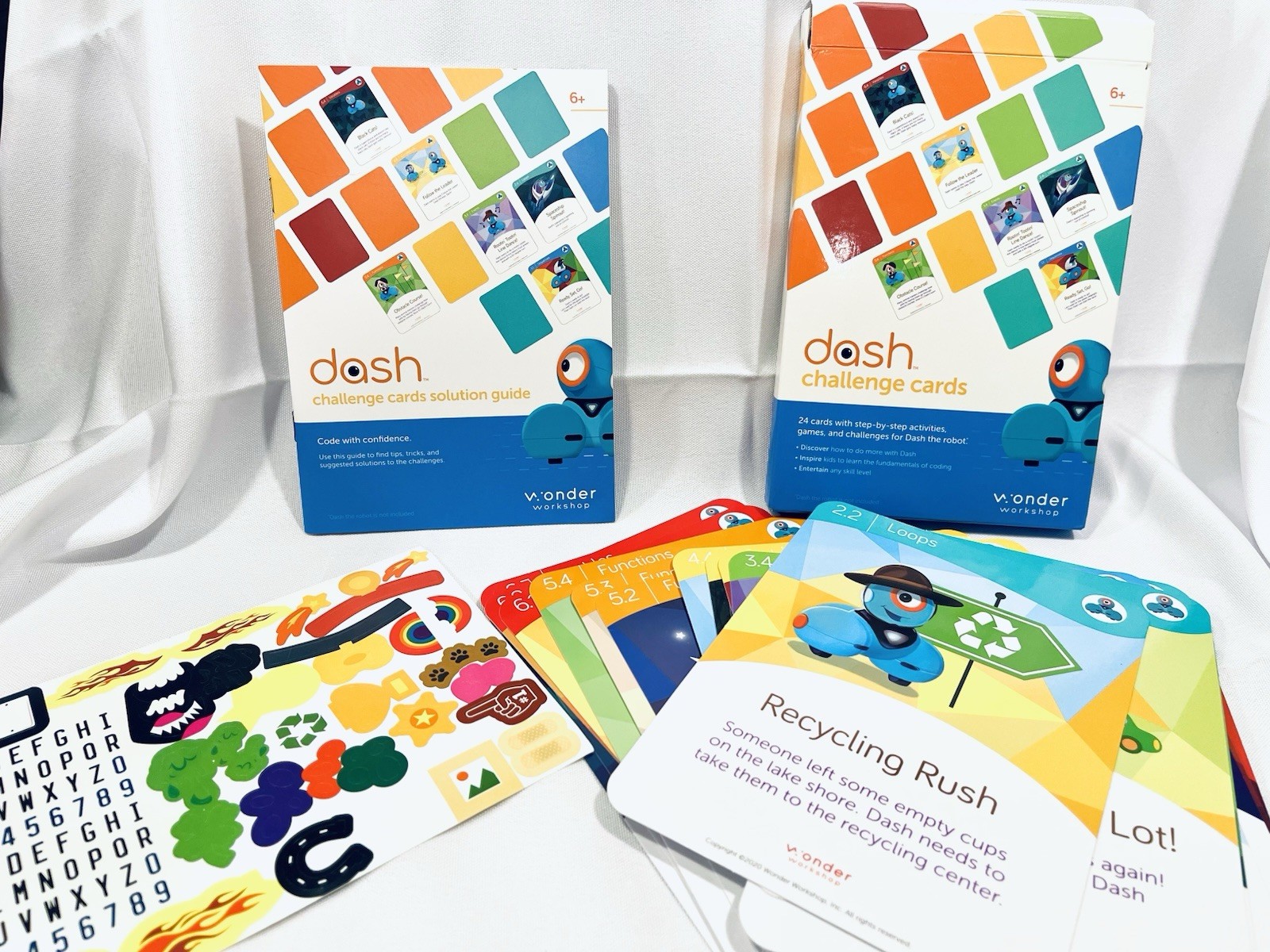 Wonder Workshop Dash Challenge Cards Set – RARE Robot Games Accessory