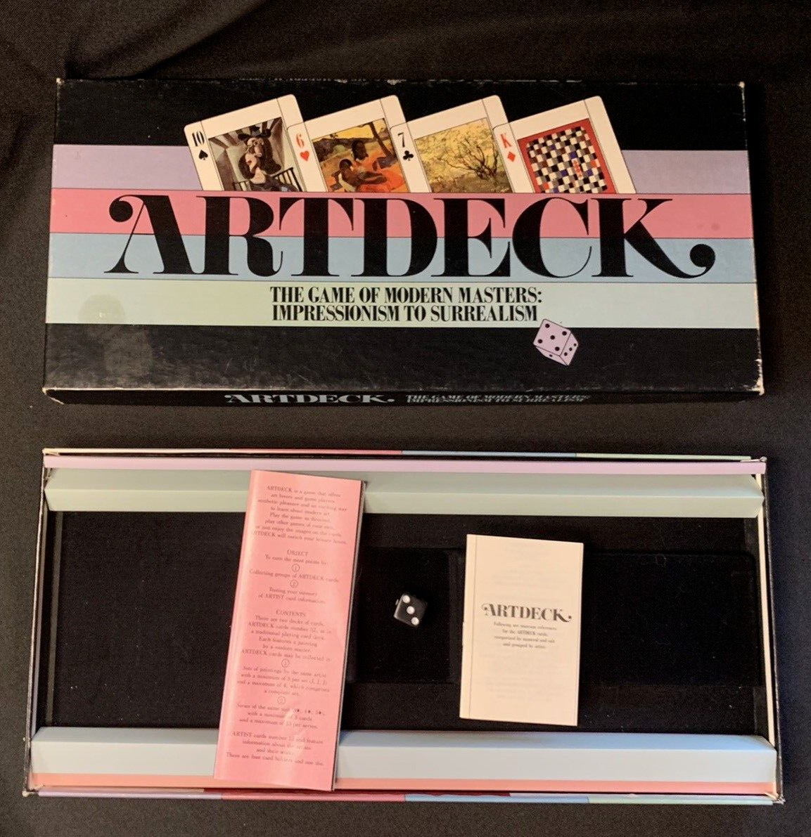 Artdeck The Game of Modern Masters Impressionism to Surrealism 1984