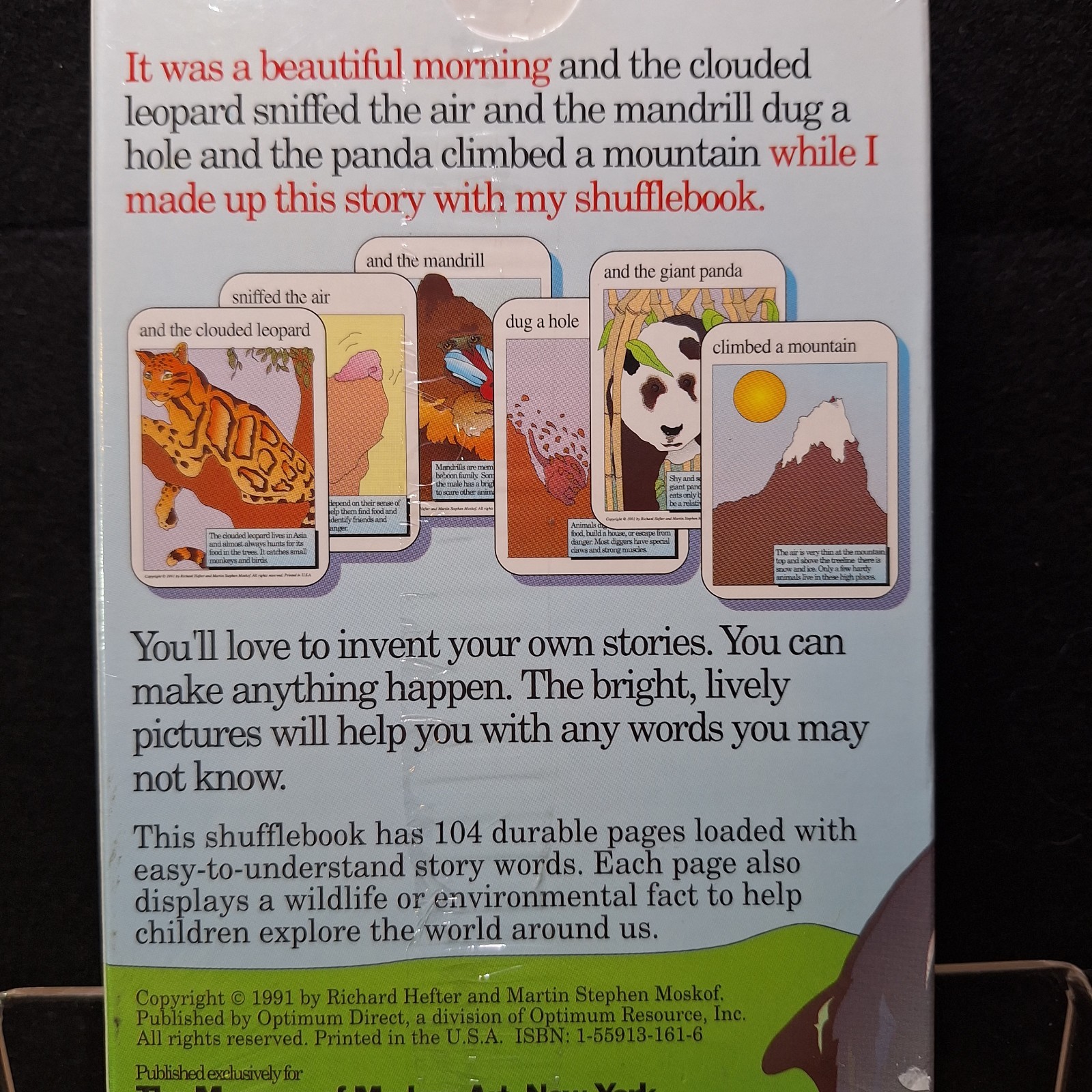 The Endangered Wildlife Shufflebook Richard Hefter 1991 Museum of Modern Art