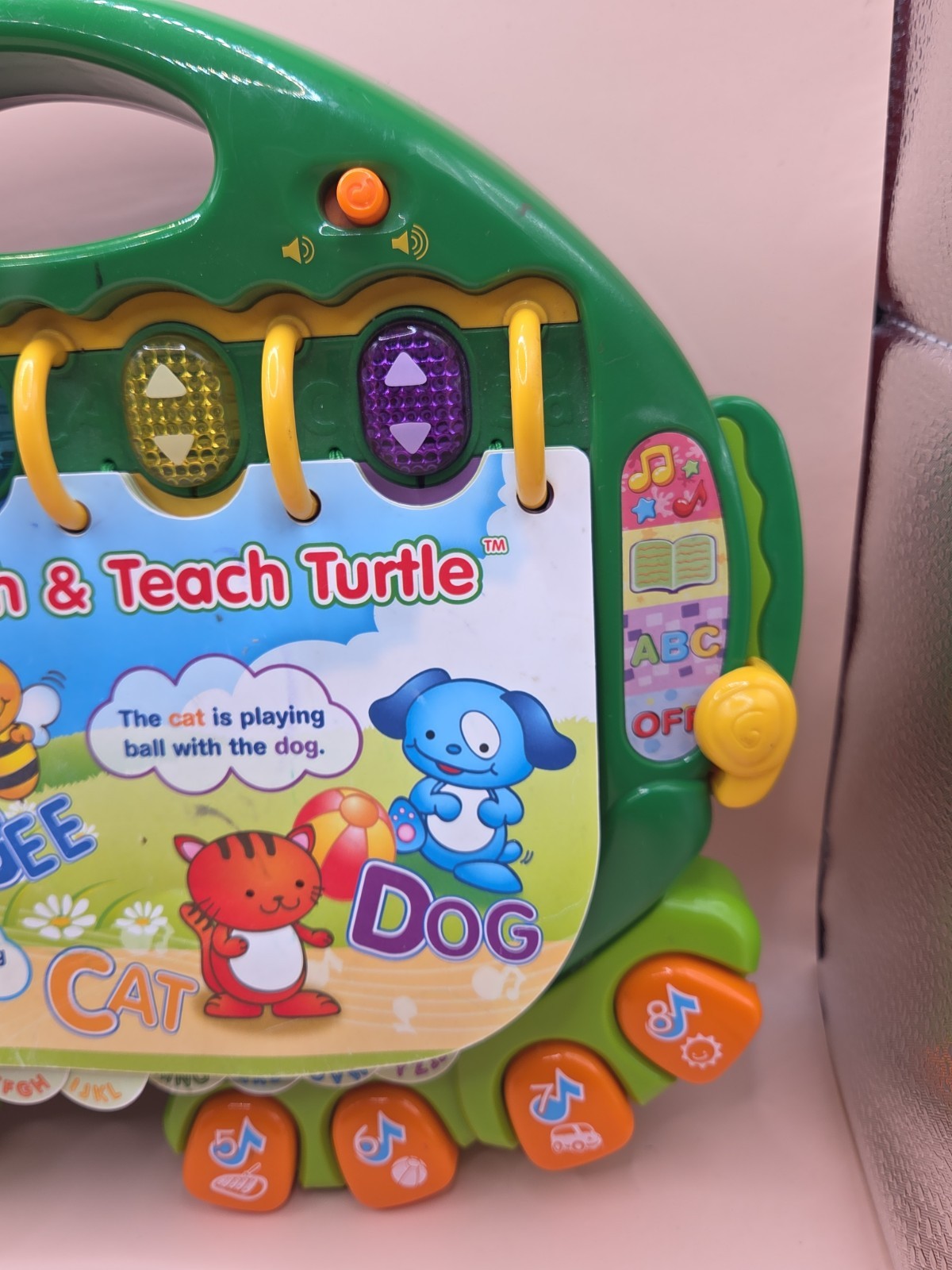 VTech Touch and Teach Turtle Interactive Learning Book for Kids Tested Works