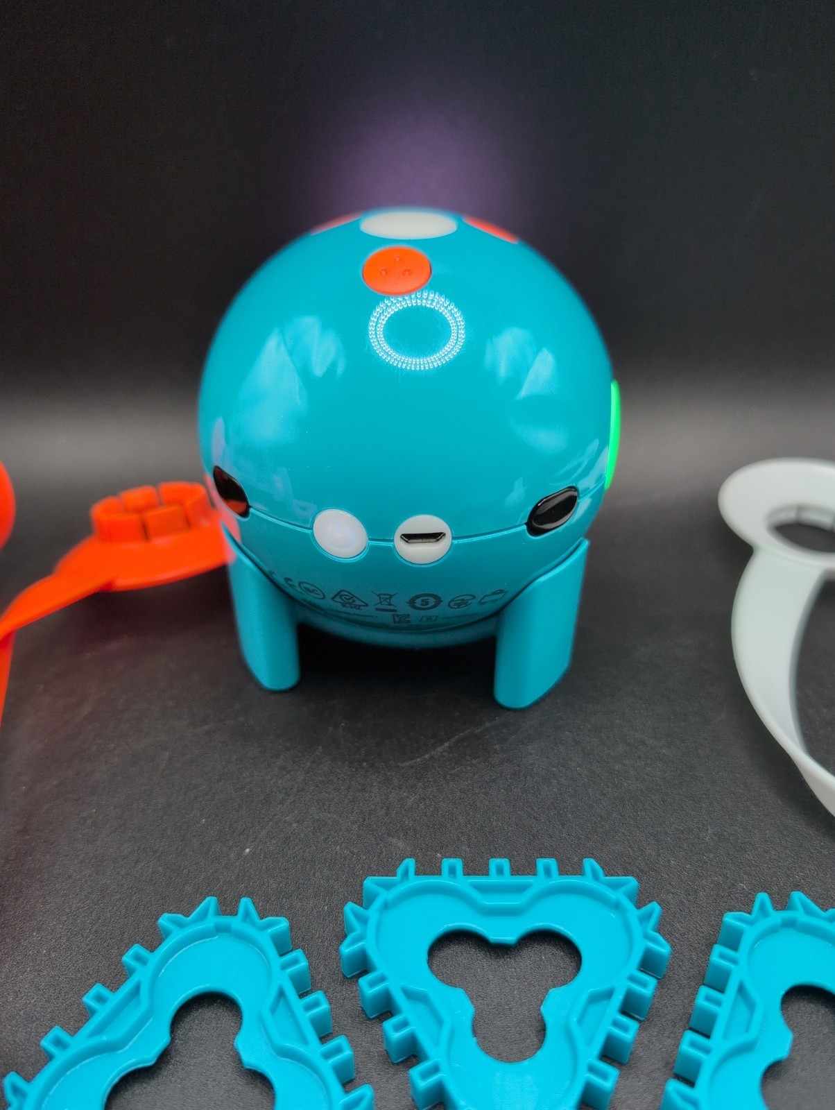 STEM Wonder Workshop Dot Robot Blue Coding Interactive Lot See Photos Works