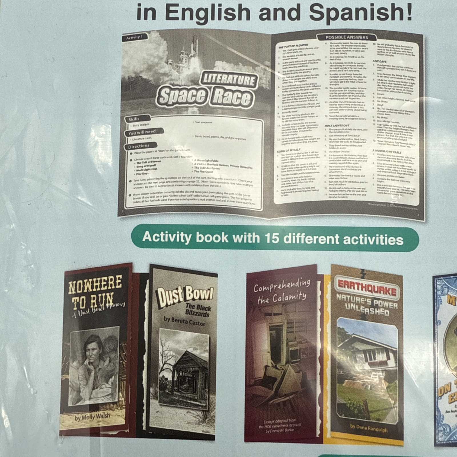 Lakeshore Learning Family Engagement Reading Pack Grade 5 LC880 English Spanish