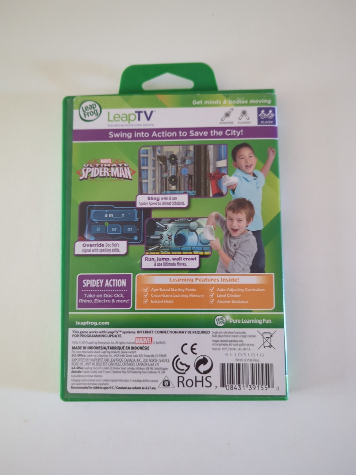 LeapFrog Ultimate Spider-Man Video Game