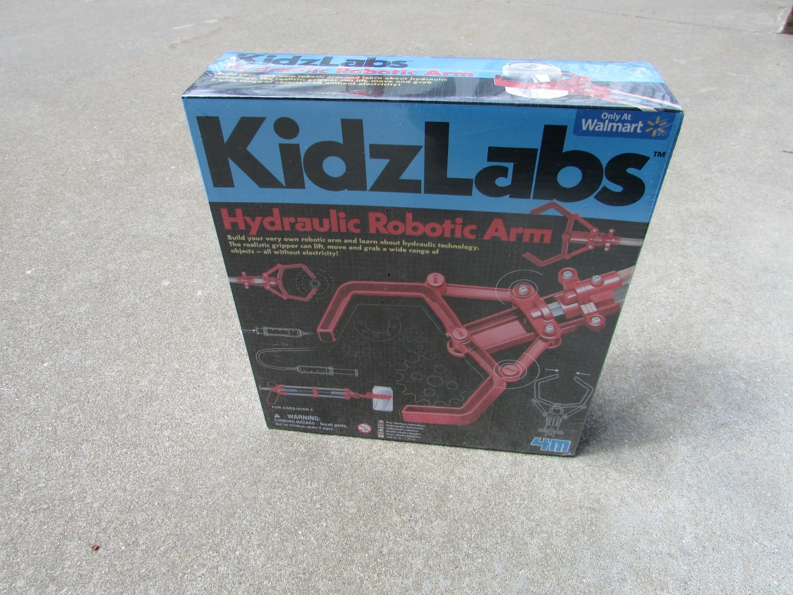 KidzLabs 4M Hydraulic Robot Arm Kids Science Kit, Item #4106WM Ages 5+ New