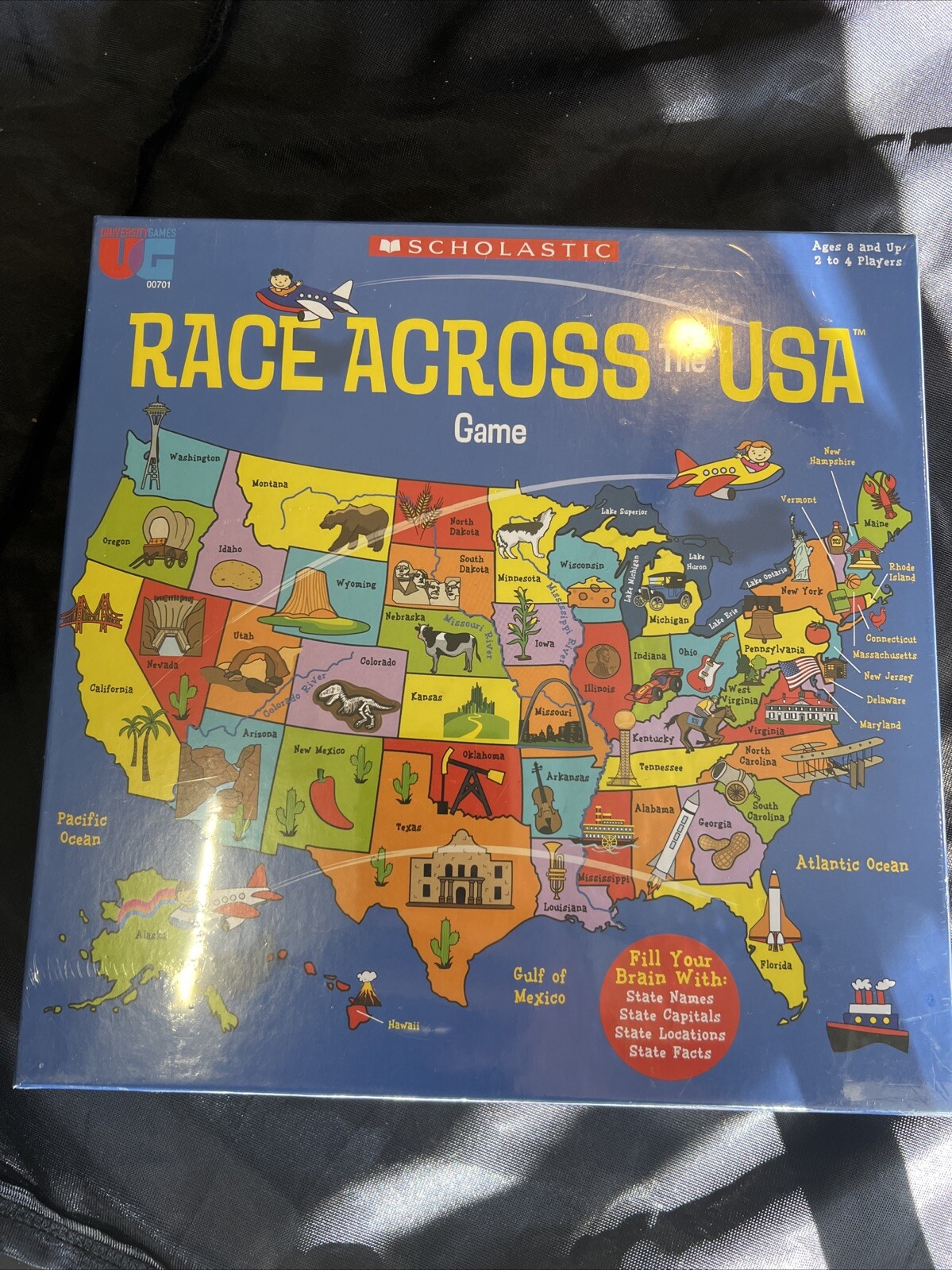Scholastic Race Across America Game University Games Educational Teaching New