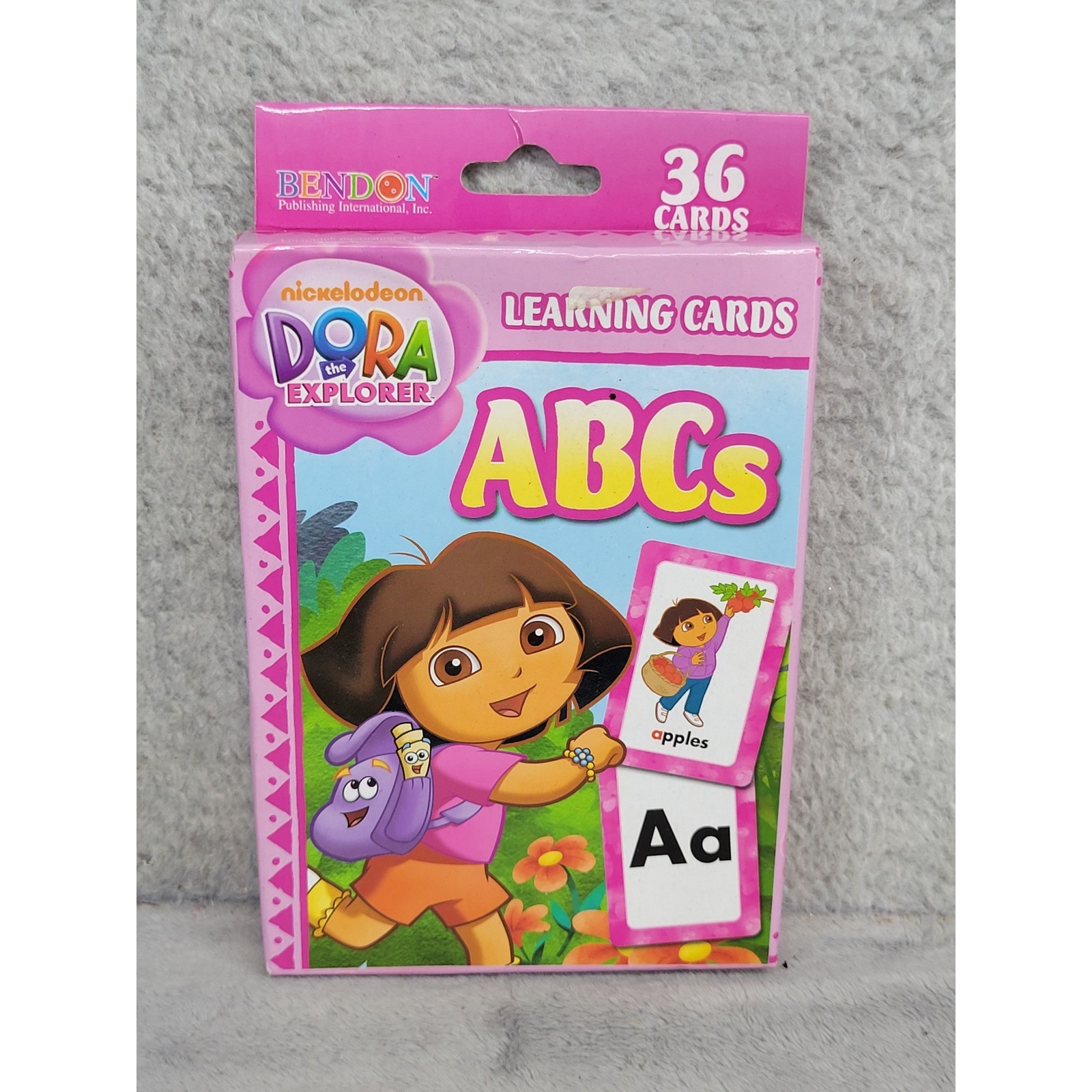 Dora the Explorer ABCs Learning Flash Cards 36 Count Bendon Nickelodeon 2010