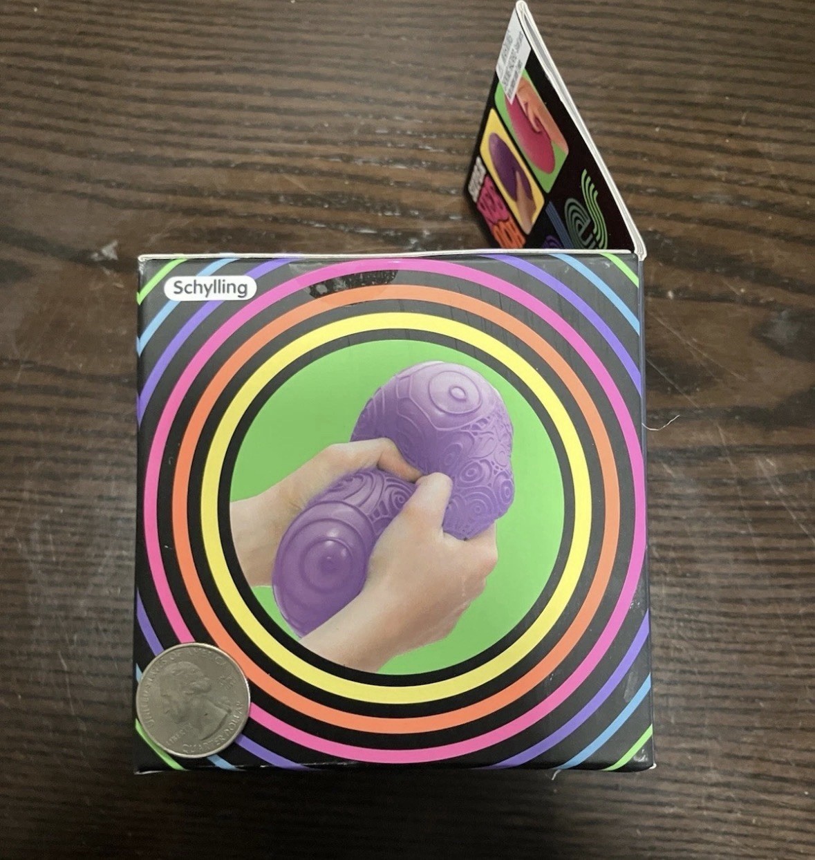 NEW Schylling Super Needoh Ripples XL Pink Giant Squish Stress Ball IN BOX