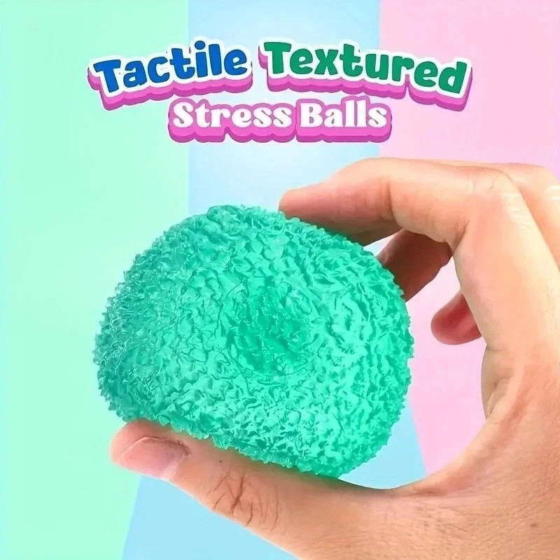 Squishy Ice Ball Squeeze Toy Soft Stress Relief Fidget Sensory Toy Kids Adults