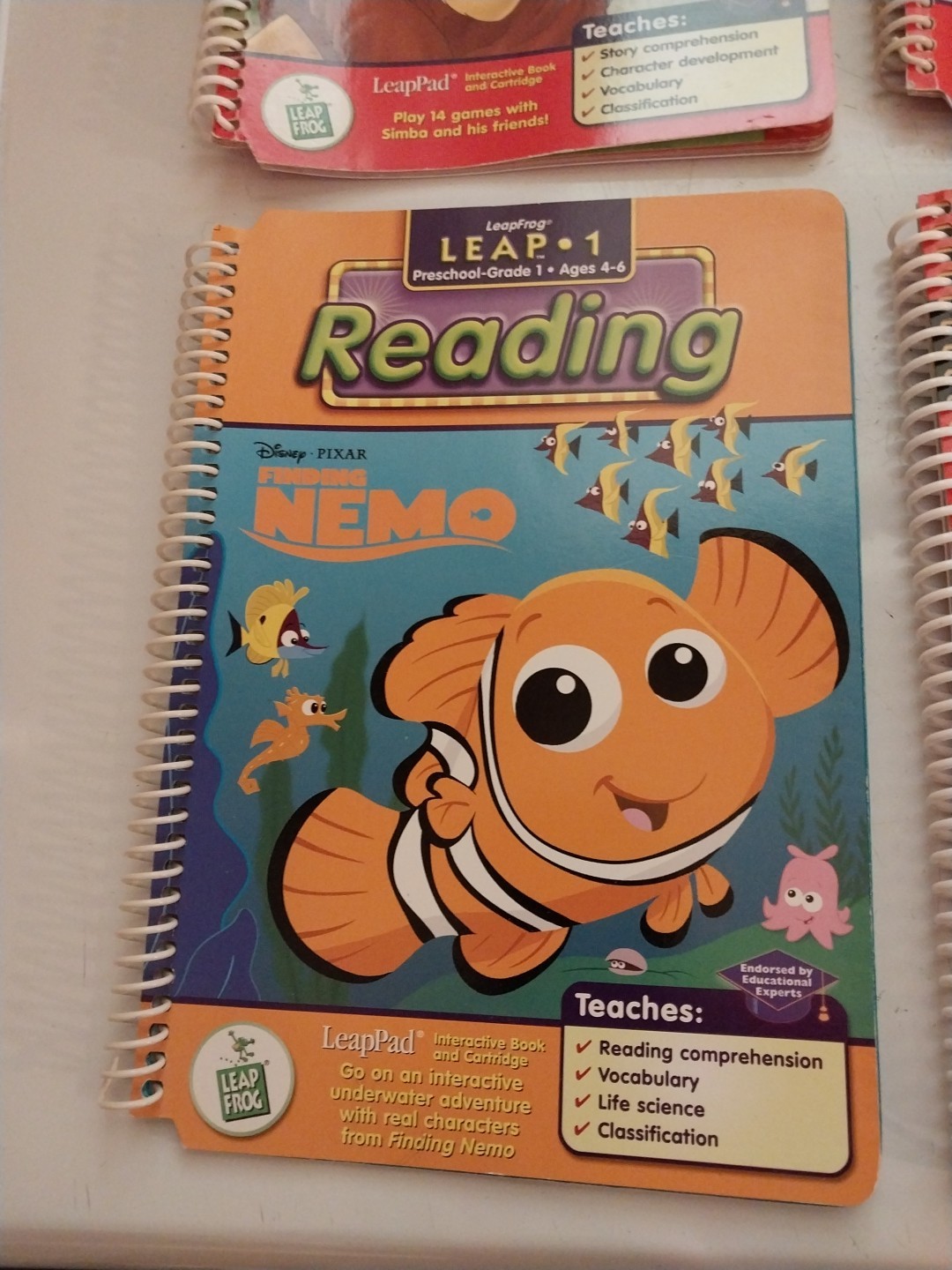 Lot Of 6 Leap Frog Leap Start Books Learn to Read