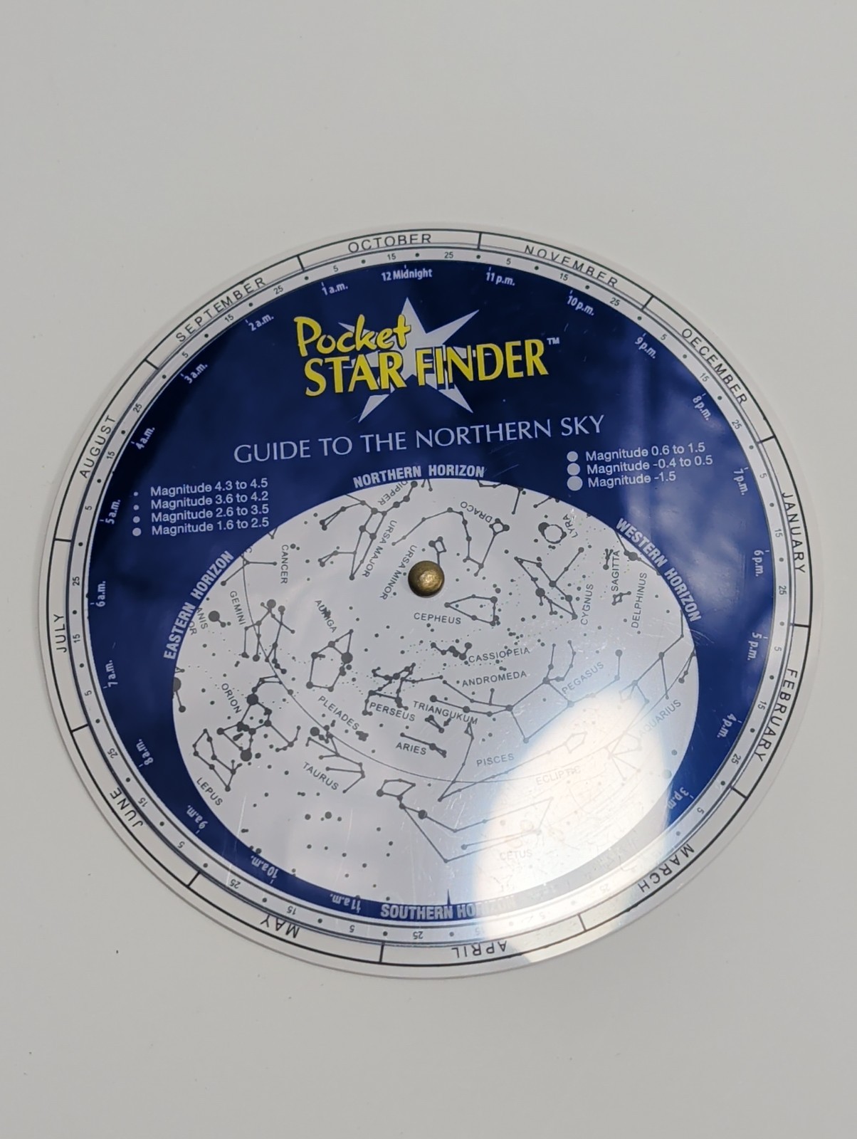 Toysmith Pocket Star Finder & Planisphere Finder Northern Sky Chart Lot