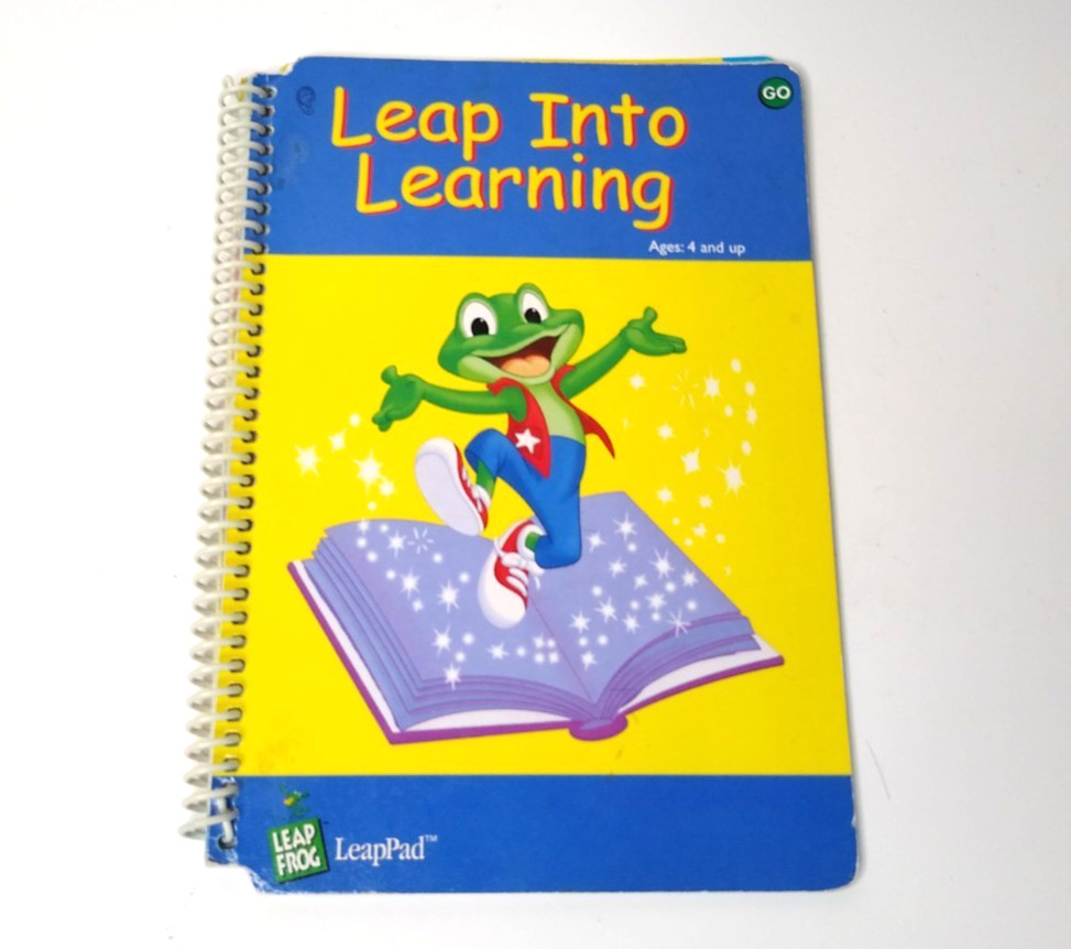 VTG Leap Frog Pink Pad Learning System Reader, 12 Cartridges, 11 Books, Backpack