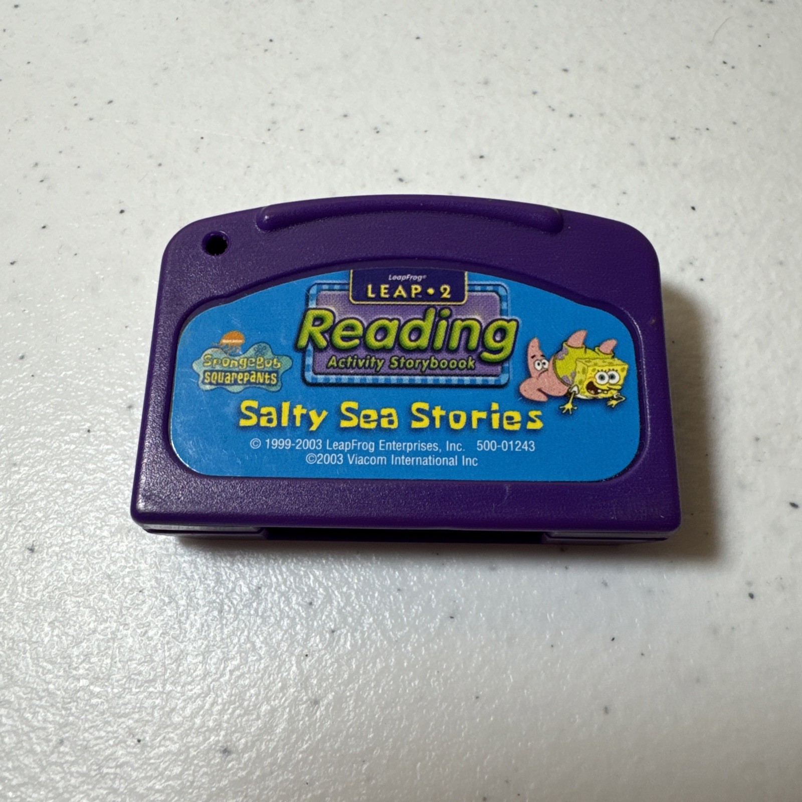 LeapFrog Leap 2 Reading Cartridge Only SpongeBob SquarePants “Salty Sea Stories”
