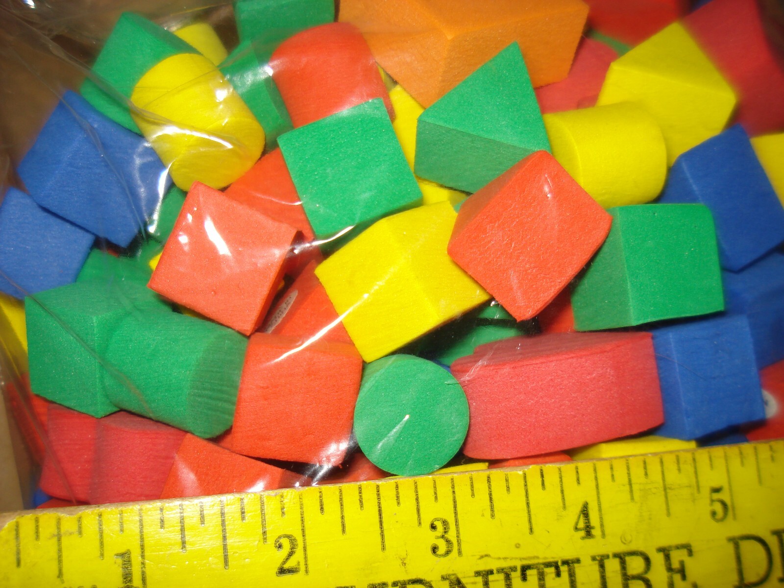 Math Manipulatives Counting Blocks – Over 230 Foam Pieces – Many Shapes, Colors