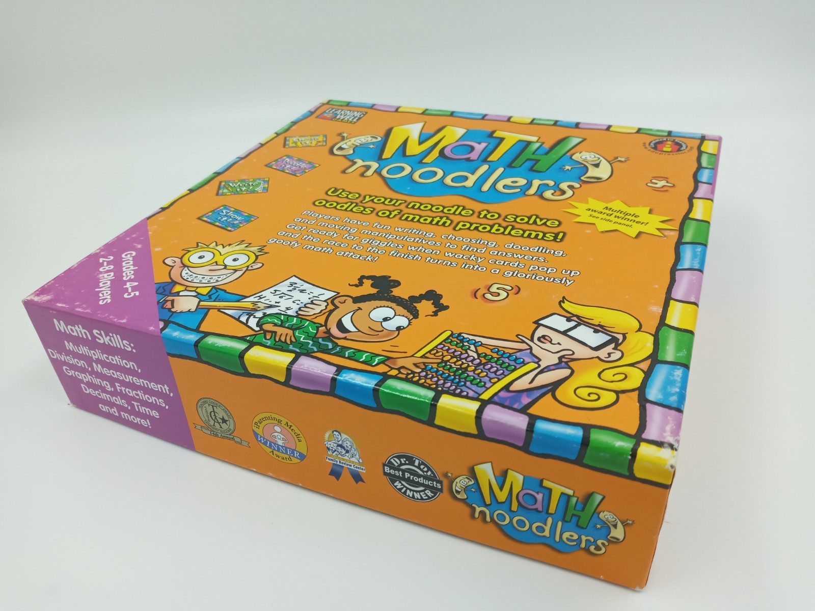 Math Noodlers Game, Grades 4-5 by Edupress- INCOMPLETE / MISSING Parts / Pieces