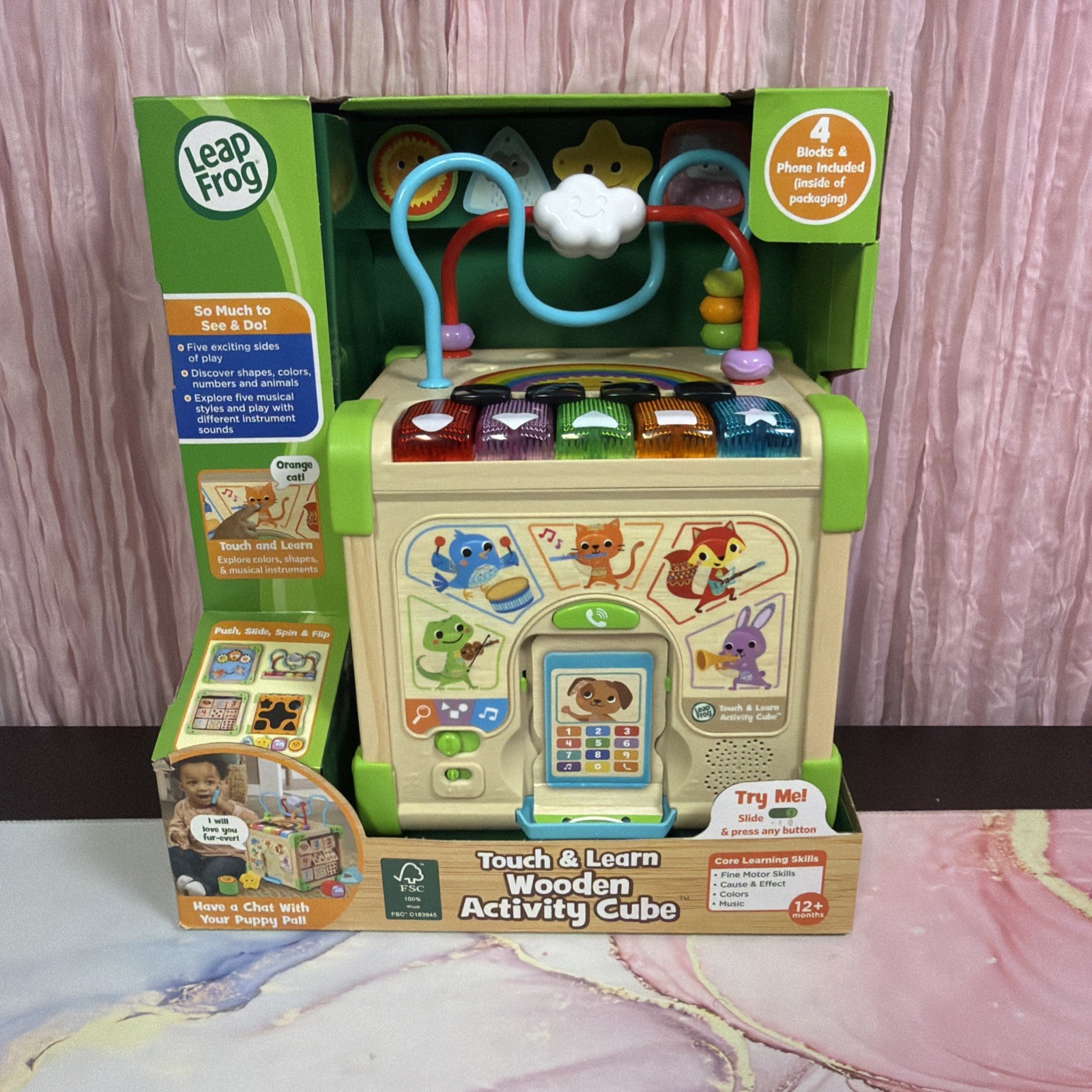 LeapFrog Touch & Learn Wooden Activity Cube SEE DETAILS