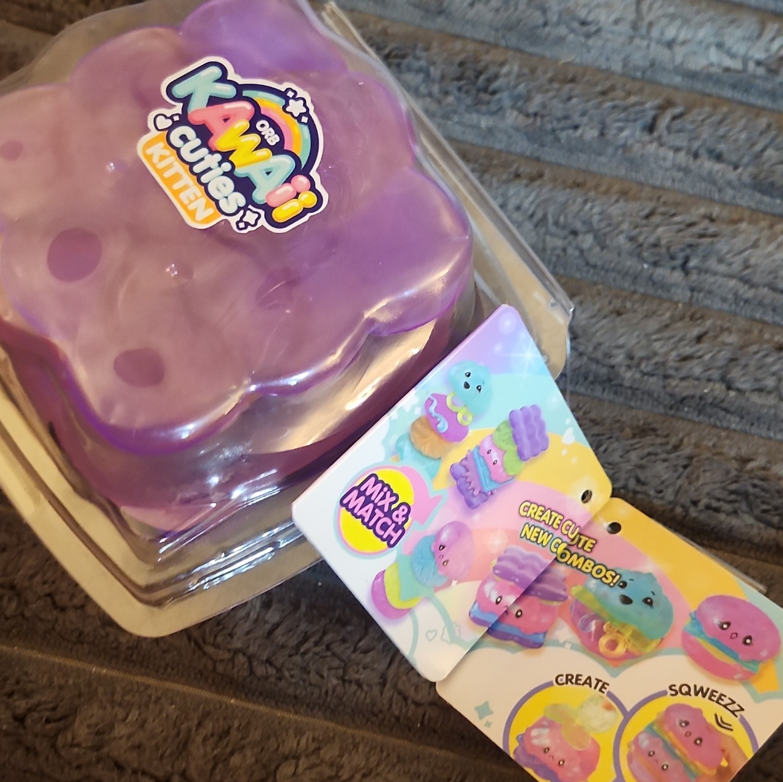 ORB Kawaii Cuties Kitten Squeezable Stress Reliever Sensory Toy 6pc Age 3+