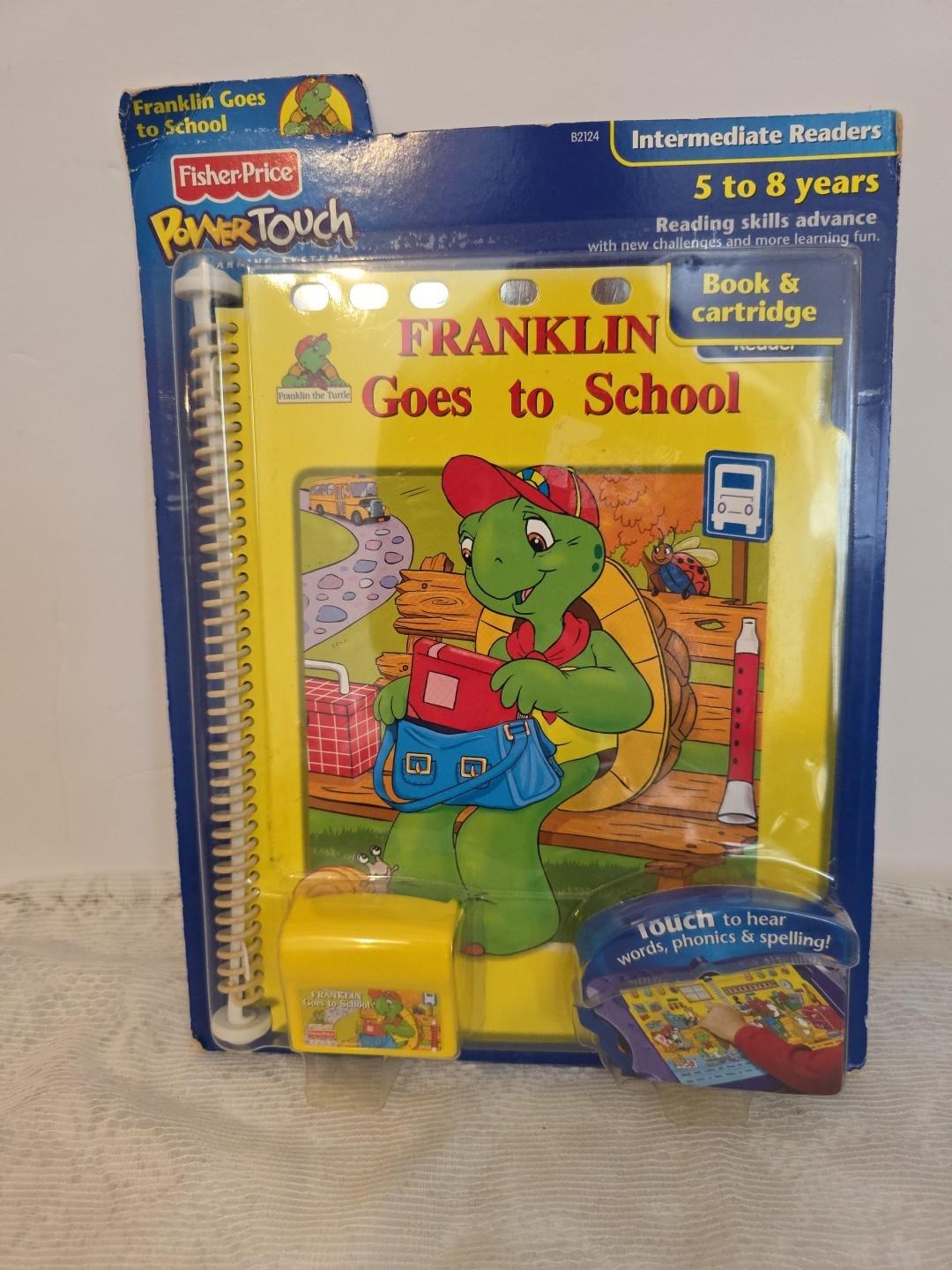 Vintage Fisher Price Power Touch Learning System Franklin Goes to School 5-8yo