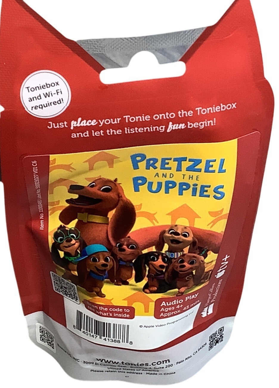 Tonies Pretzel And The Puppies Audio Play Figurine For Toniebox