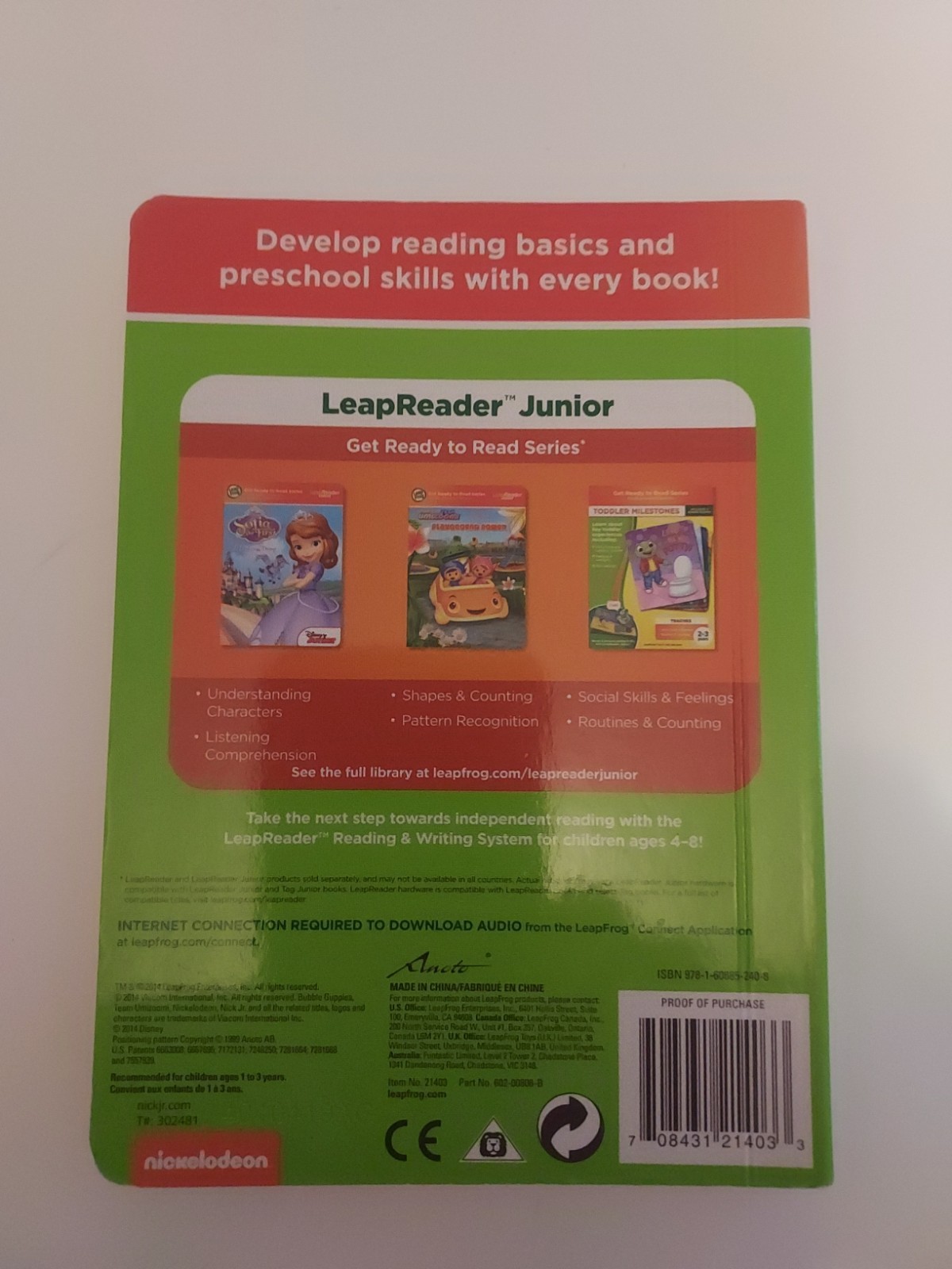 Leap Frog Tag Junior NICKELODEON BUBBLE GUPPIES BUG’S DAY OUT