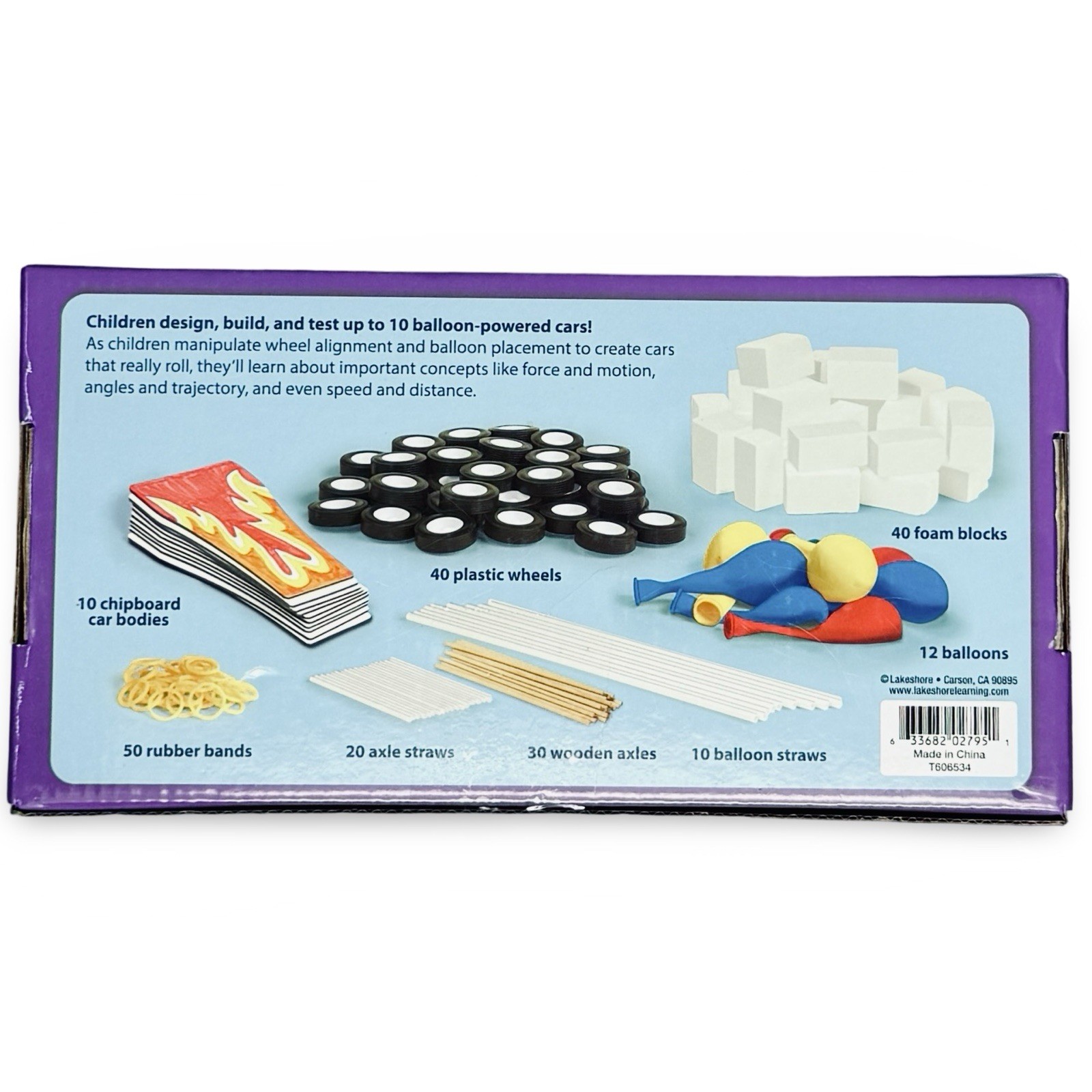 NEW Lakeshore Design & Play Steam Kit : Cars TT571 Build 10 Cars