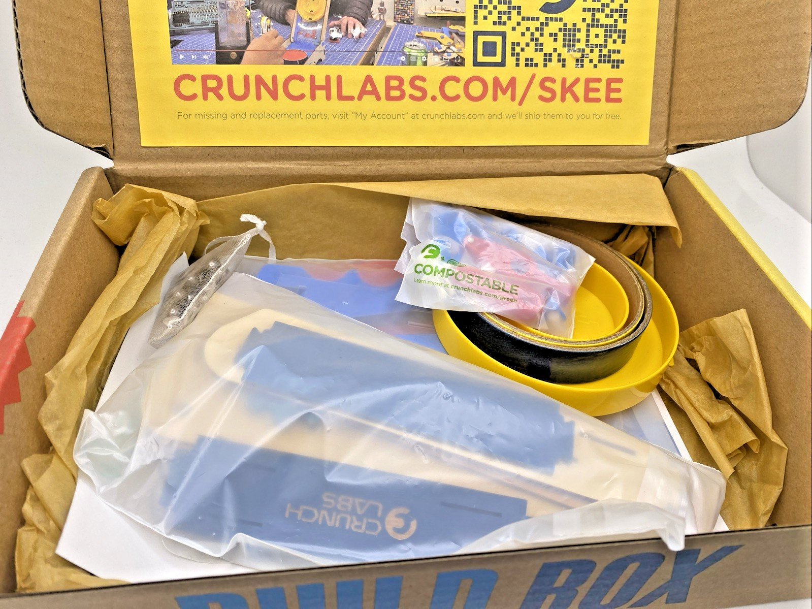 Crunch Labs Trampoline Toss STEM Kit Mark Rober Build Box