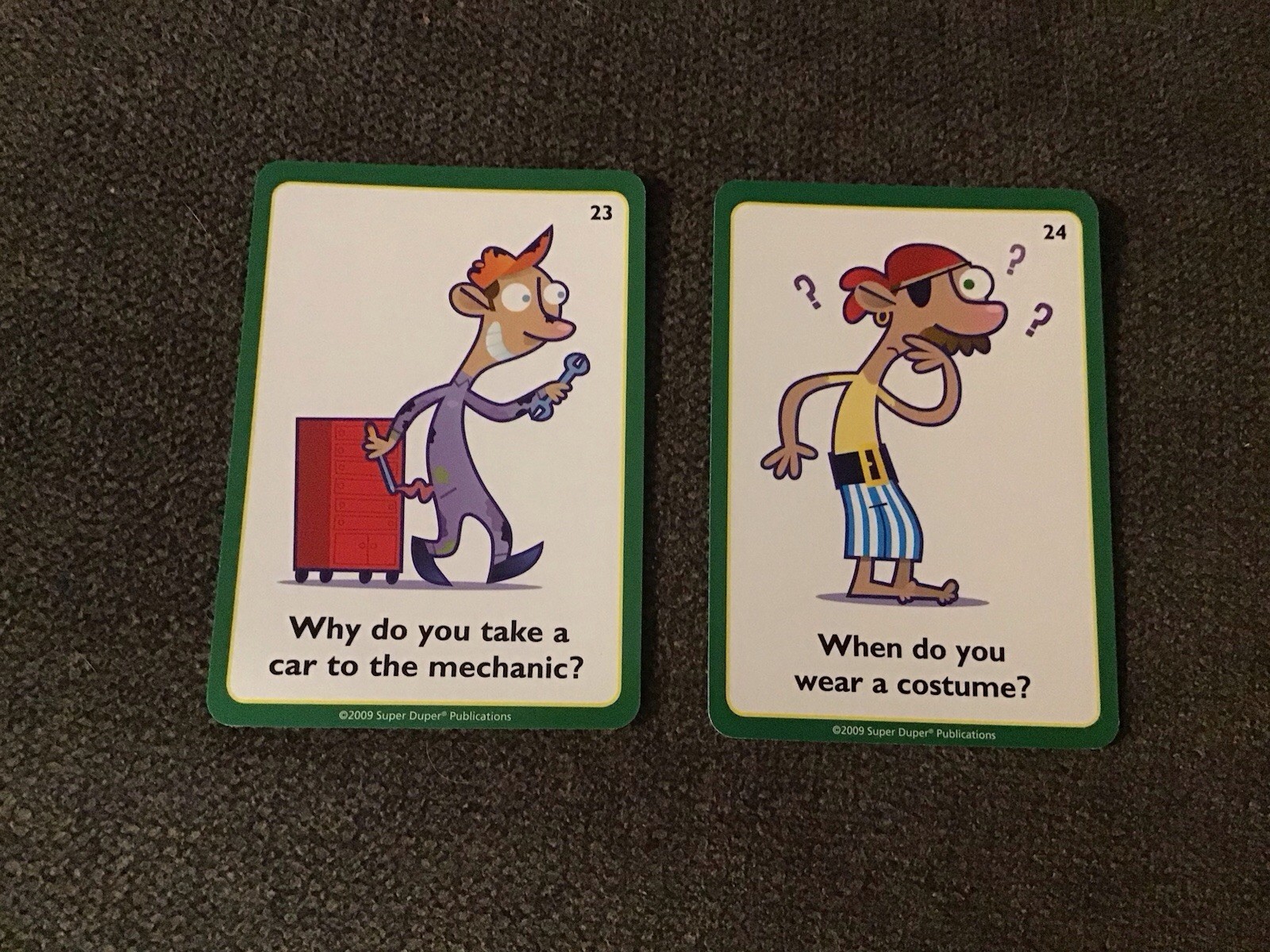 Super Duper Publications WH Questions Community Fun Deck 56 Cards Social Skills