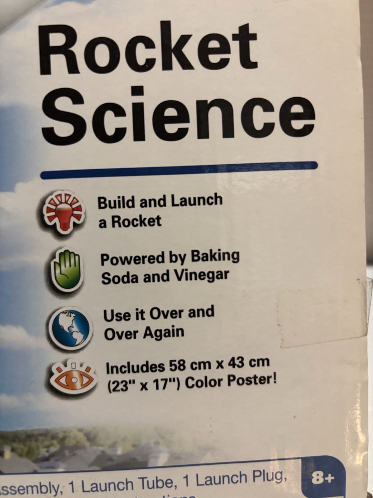 Smithsonian Science Activities Rocket Kit Set For Kids Agee 8 & Up New Free Ship