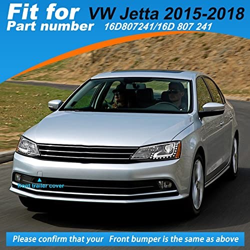 Front Bumper Tow Hook Cover Towing Eye Cap Fit for VW Gold right passenger side