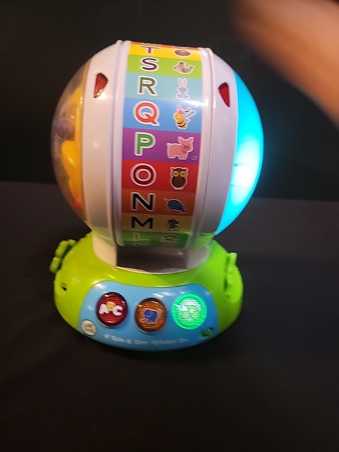 Leapfrog Spin and Sing Alphabet Zoo for Ages 6 Months To 36 Months Blue