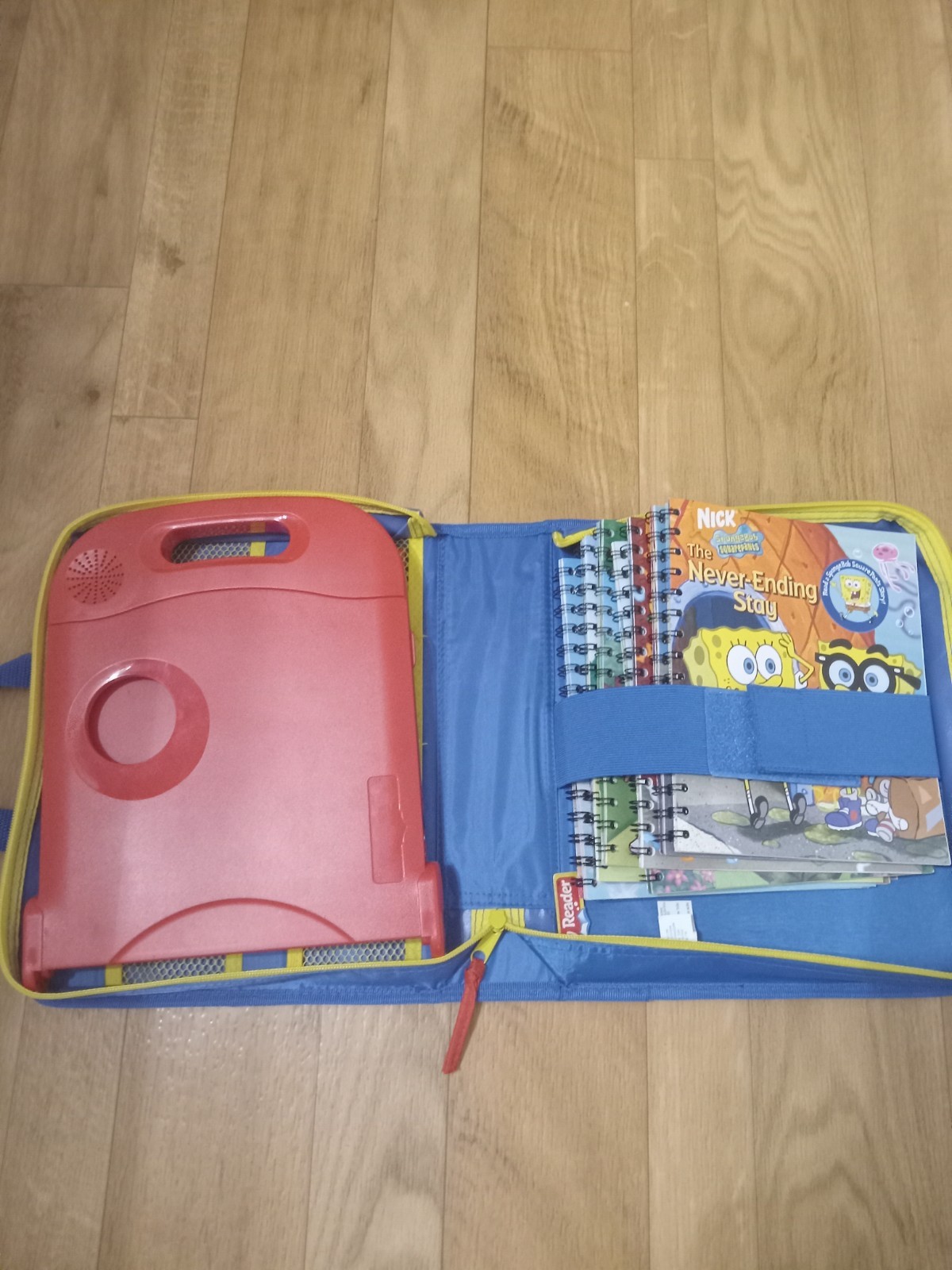 Vintage Children’s Electric Story Reader System SpongeBob Nemo 11 Books Cartrid