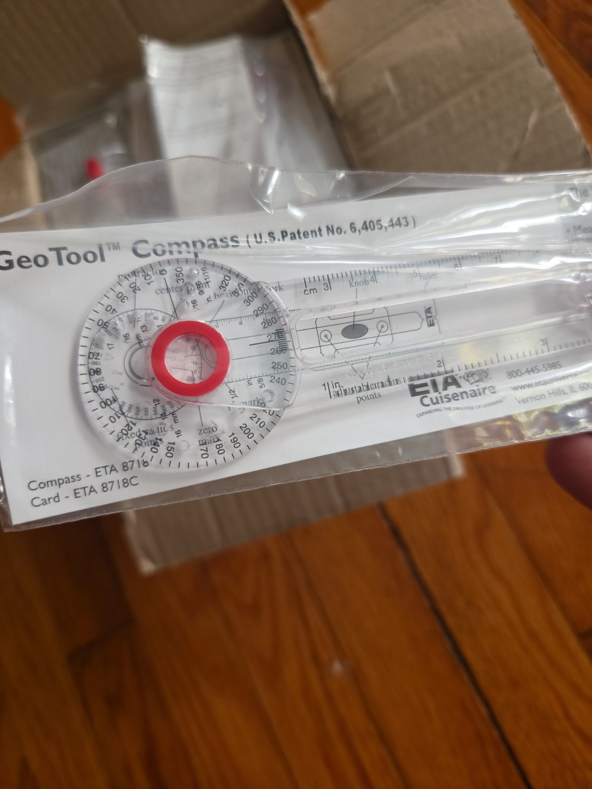Case Set of 30 New GeoTool Compass Drawing Tool ETA Cuisenaire Math School