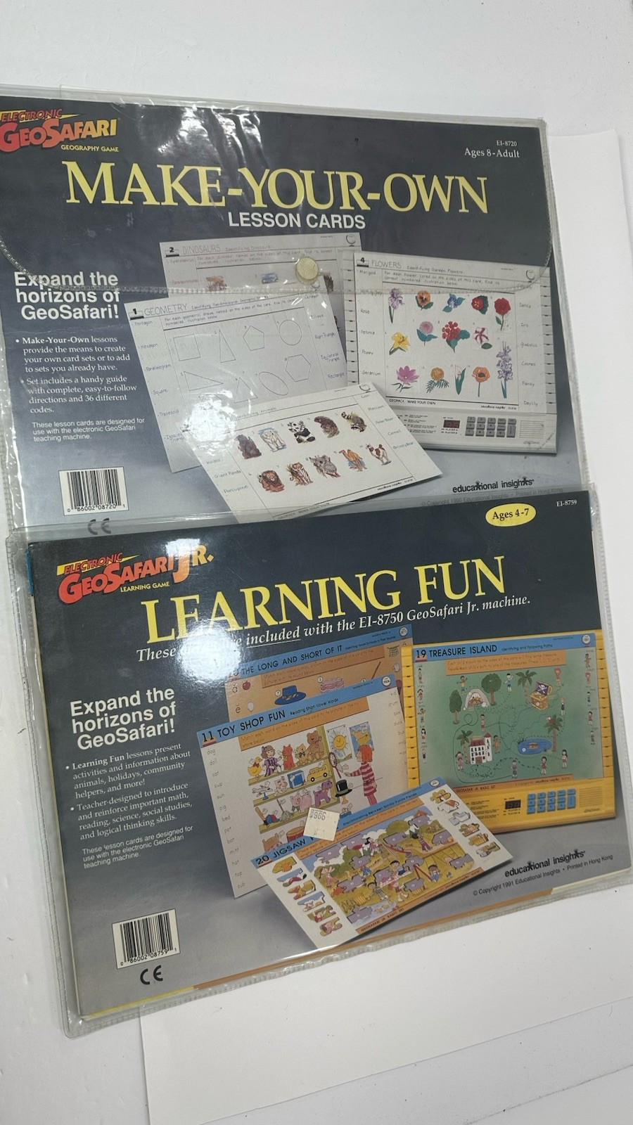 Geosafari Cards Learning Fun and Make Your Own Lesson Cards