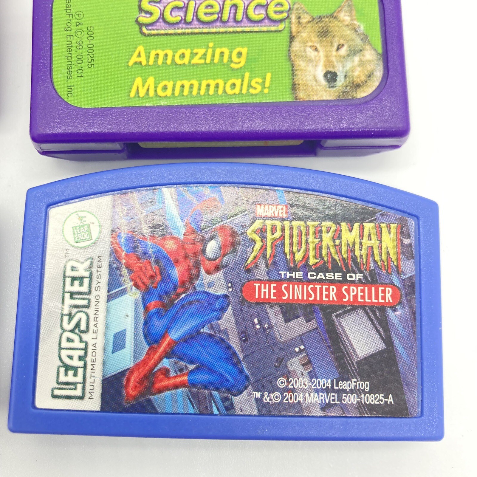 Leapfrog LeapPad cartridges Lot 6 Disney Spiderman The Lion King, Finding Nemo