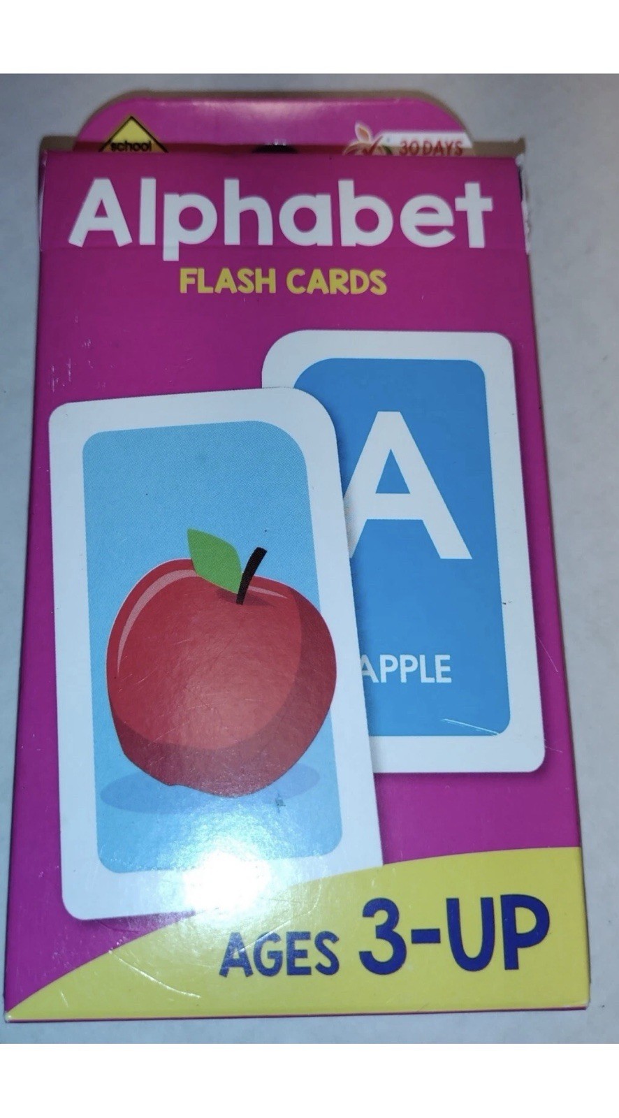 School Zone Alphabet Flash Cards Deck Home School Age 3+