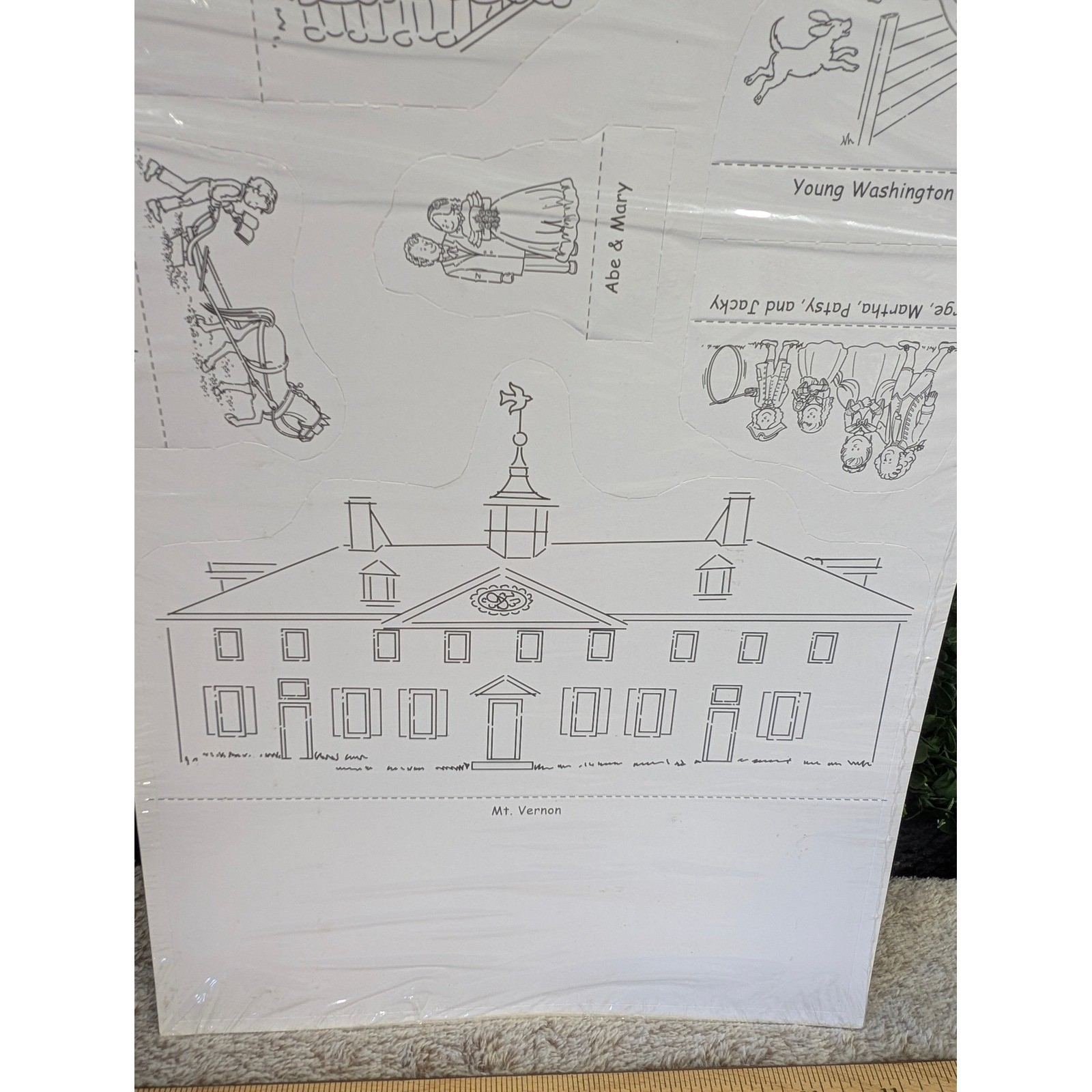 Really Good Stuff Abraham Lincoln George Washington Lesson Sheets 12 Pack 155248
