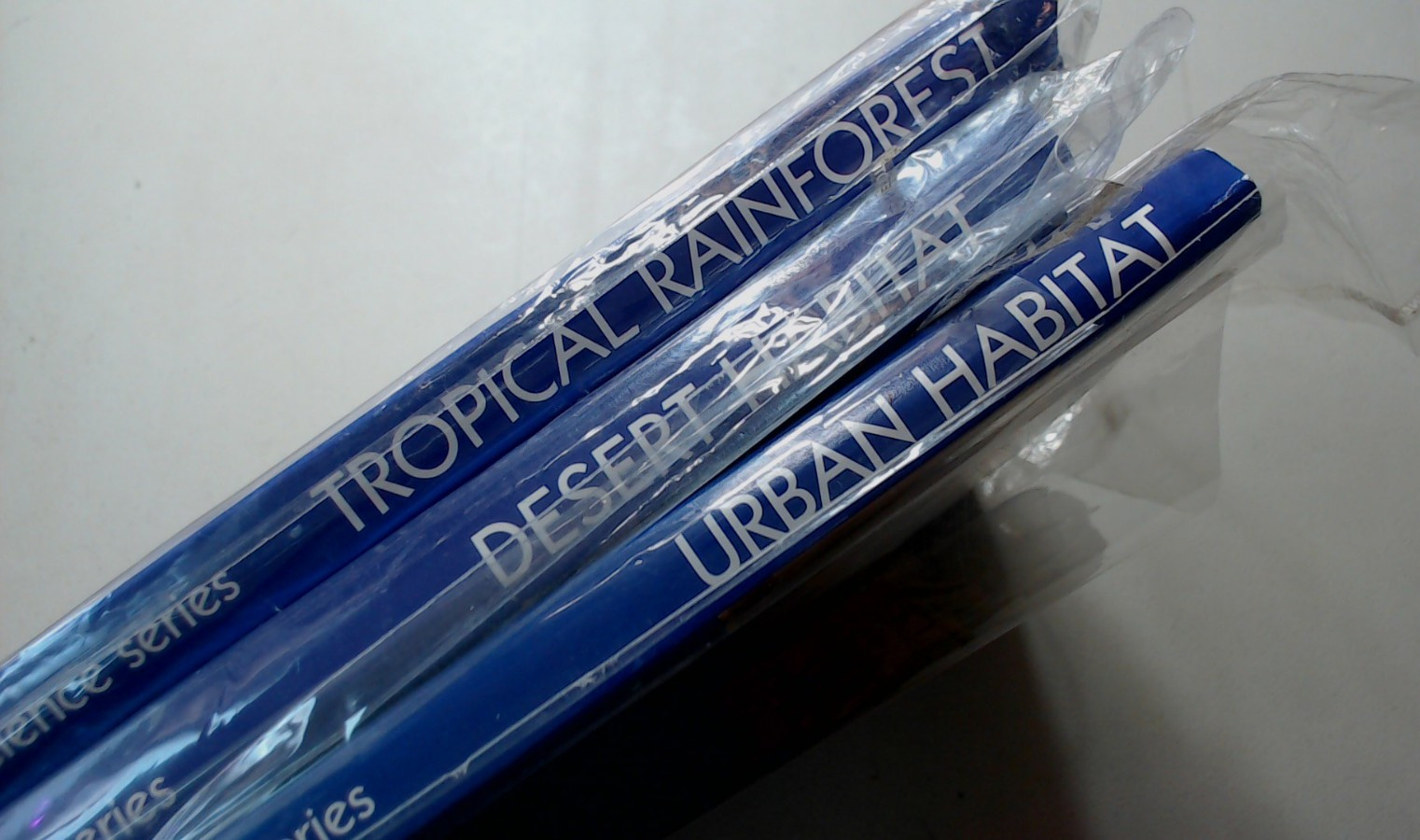 LOT OF 3 Book Plus +++ DESERT/URBAN/TROPICAL Science Model Model Kit -Homeschool