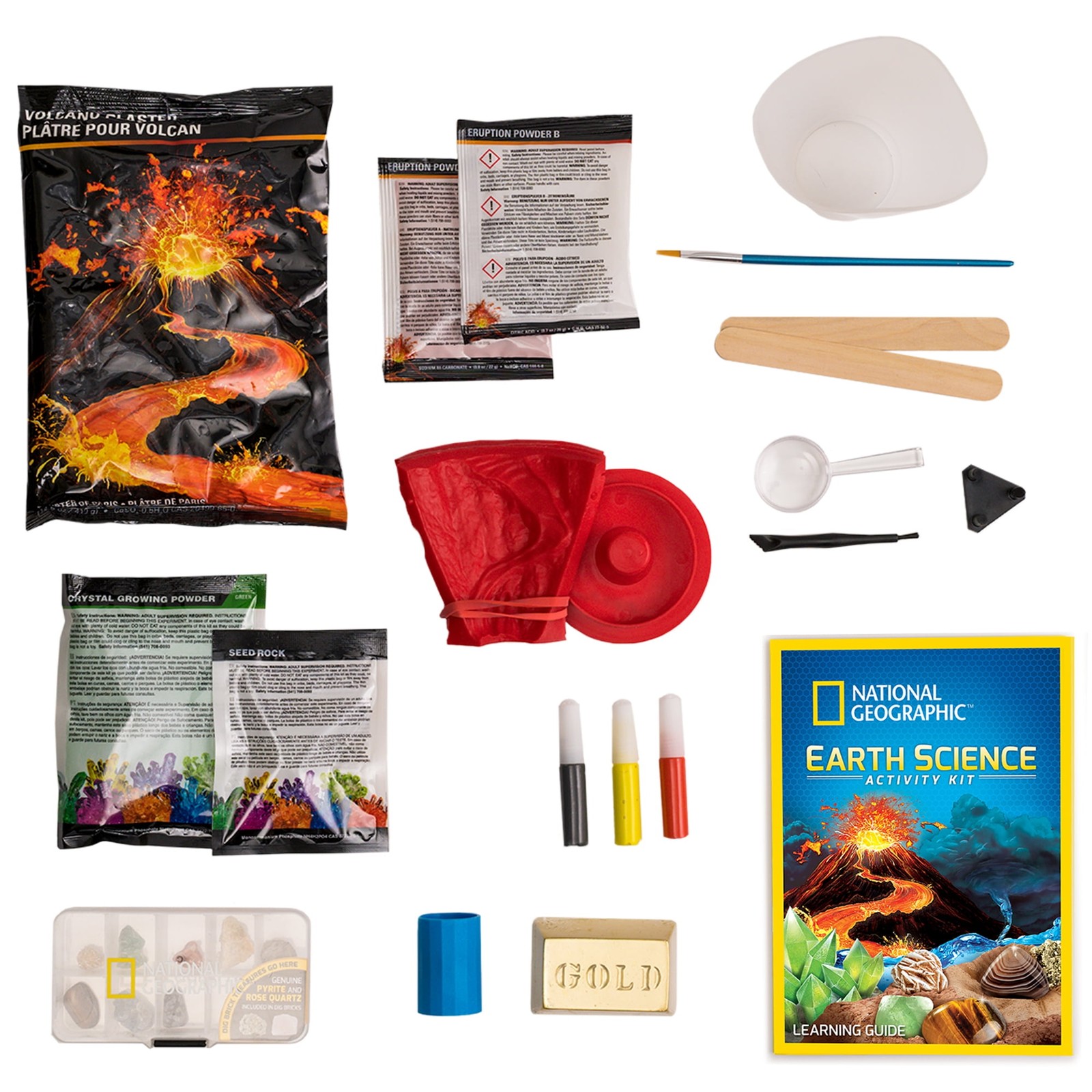 National Geographic Earth Science Activity Kit for Child 8 Years and up