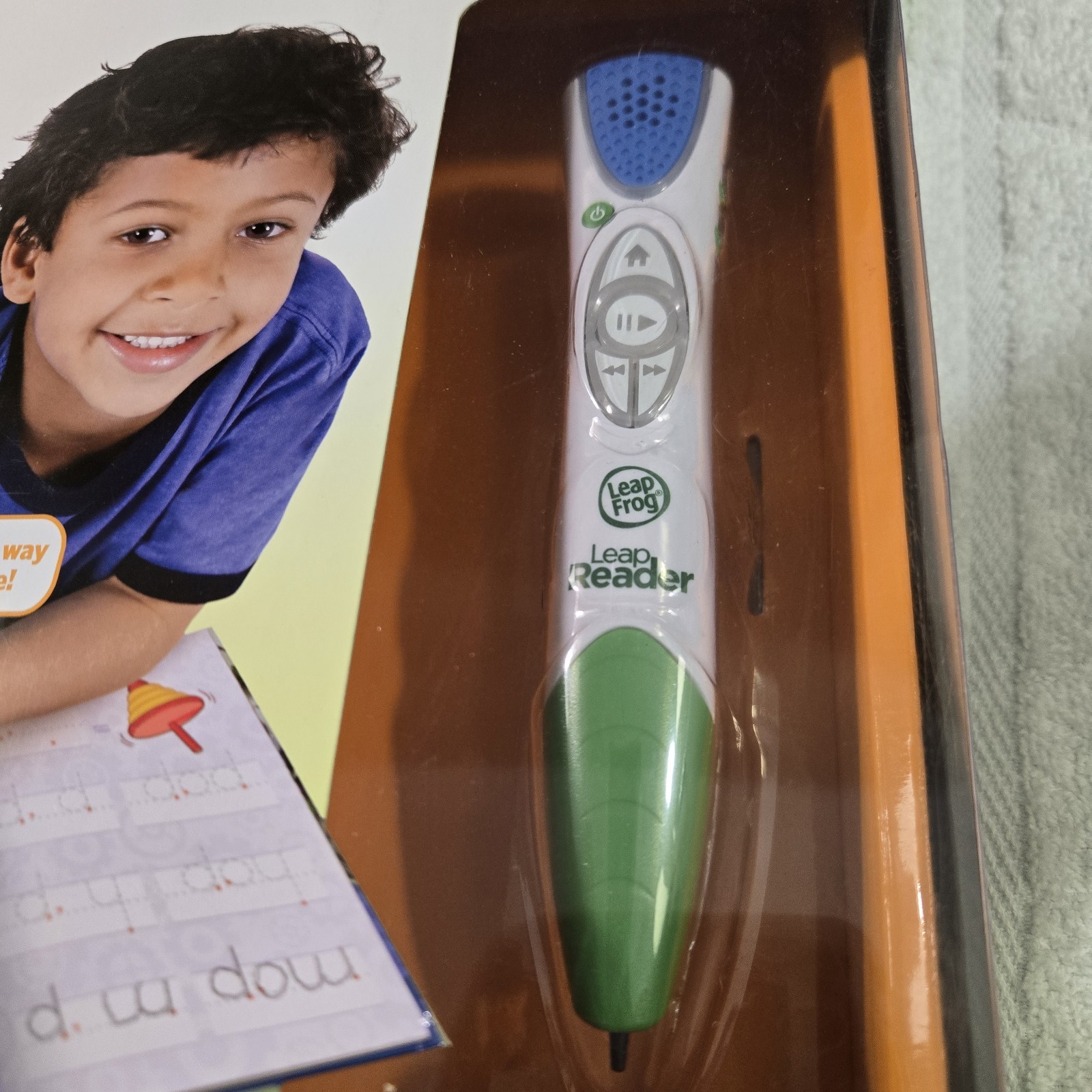 NEW LEAPFROG LEAP FROG READER USB Reachargeable READING WRITING SYSTEM PEN GREEN