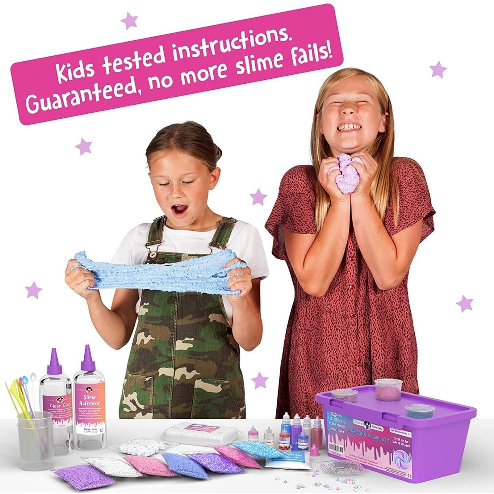 Original Stationery Slime Making Kit – Multicolor, Small, Multicolor