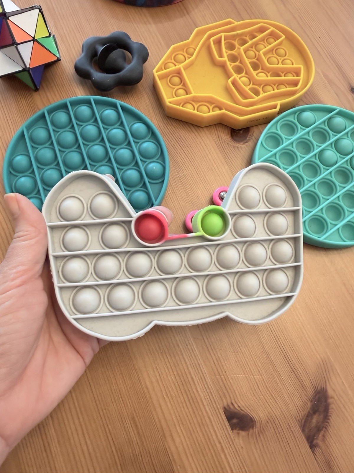 Iron Man Pop It Fidget Tactile Sensory Toy Bundle, Ages 3+ (3-16)