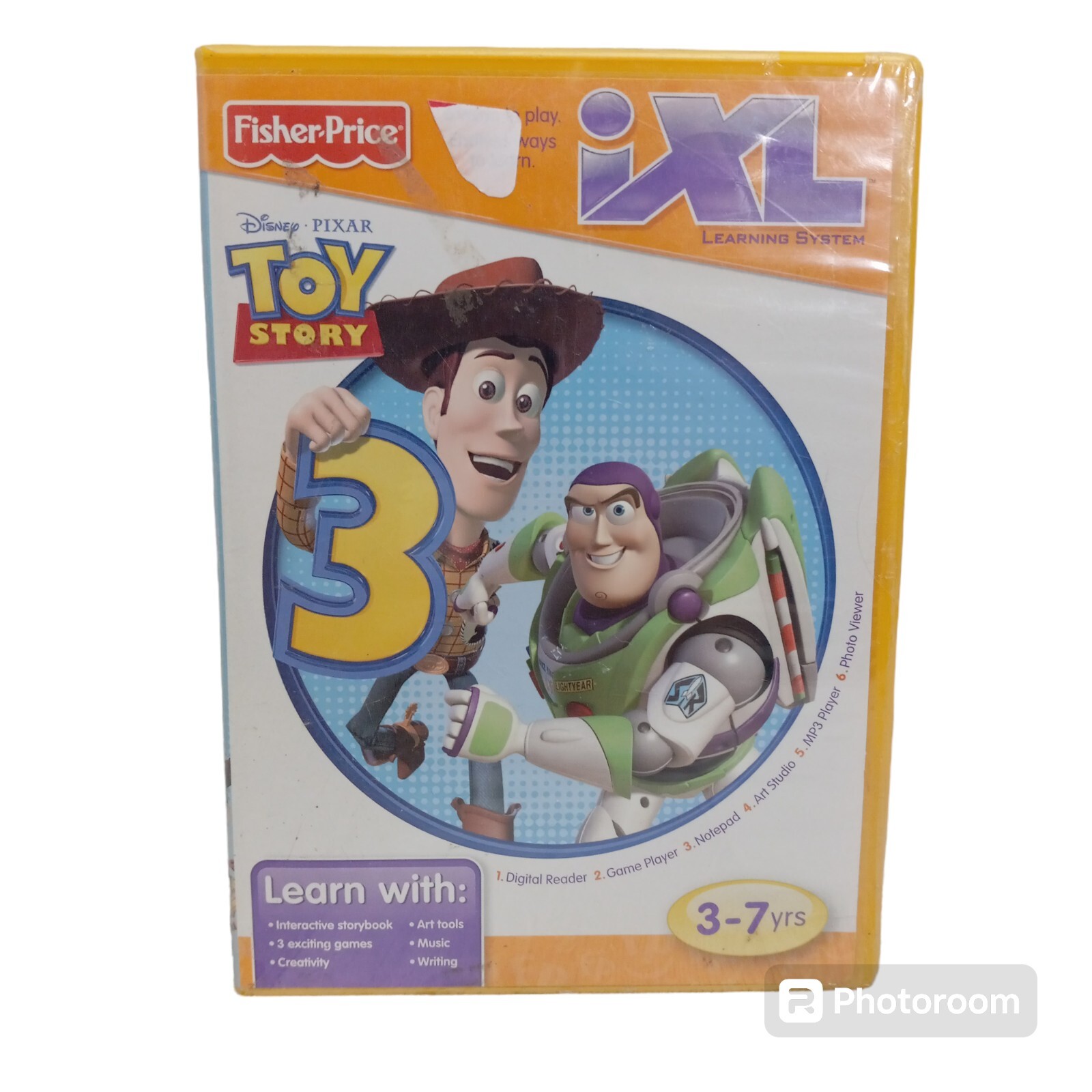 Fisher Price iXL Learning System Game Toy Story 3 CD-Rom 3-7 Years