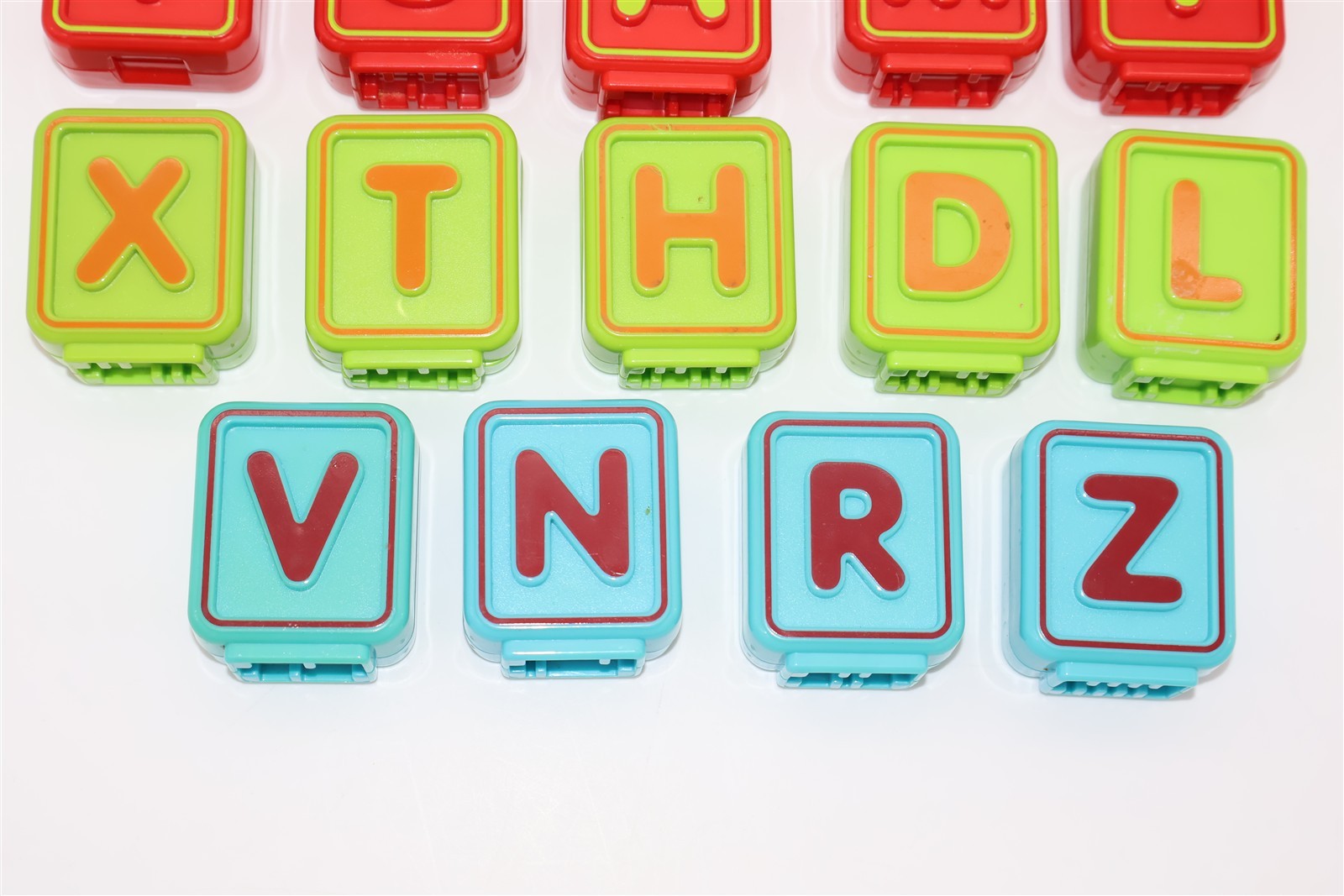Vtech Sit To Stand Alphabet Train set of 19 Replacement Letter Blocks
