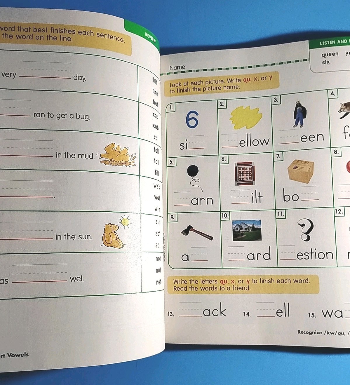 Scholastic Phonics Workbooks K – 2nd Grade LOT 2 Paperback Both NEW