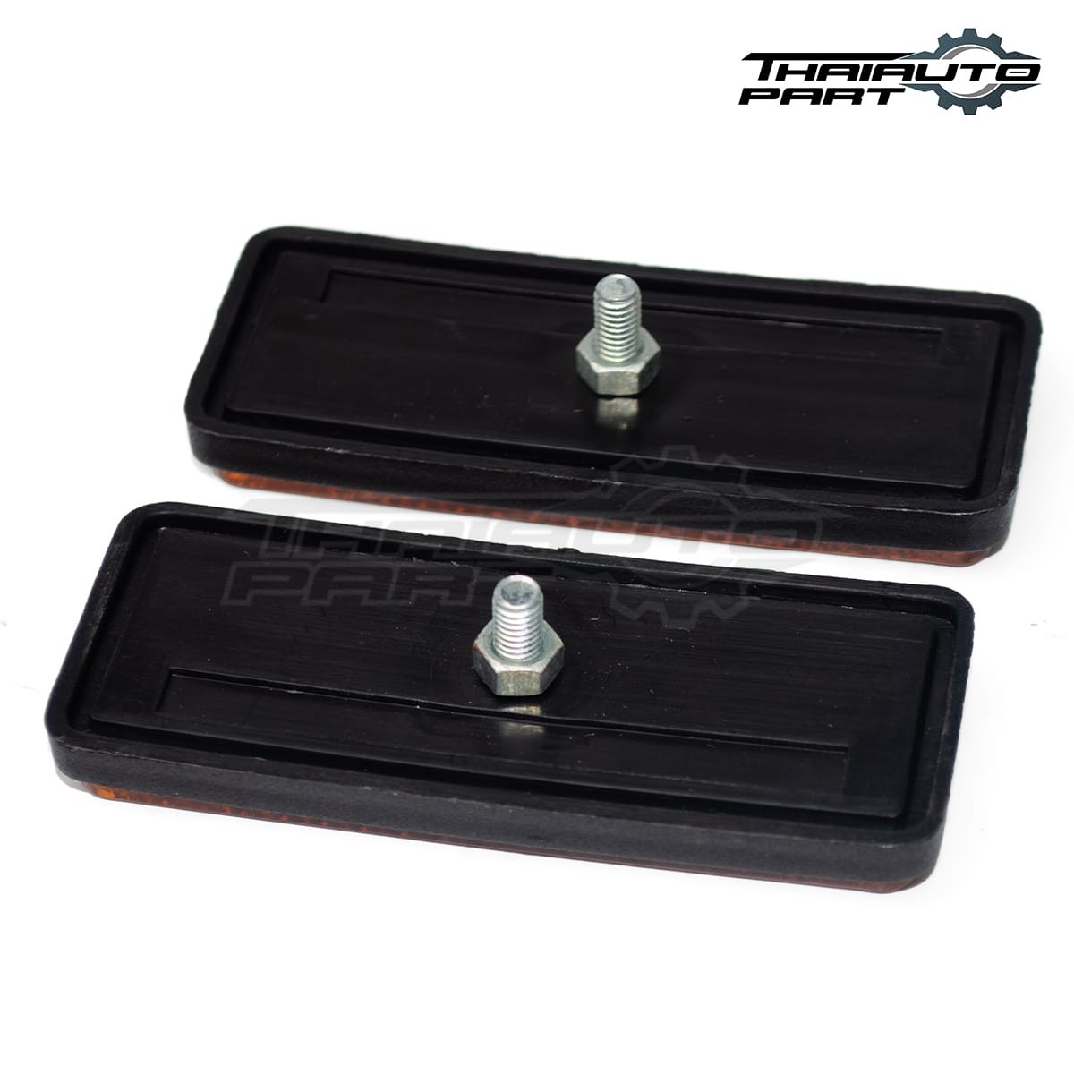 FIT Front Fork Leg Reflector Reflective Bolt On Amber Side Marker Rectangle 2x
