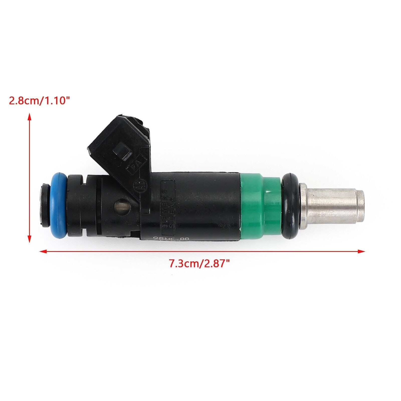 4pcs Fuel Injectors 98MF-BB Fit Ford Fiesta V 2001-2008 Fusion 2002-2012 1.4L SP